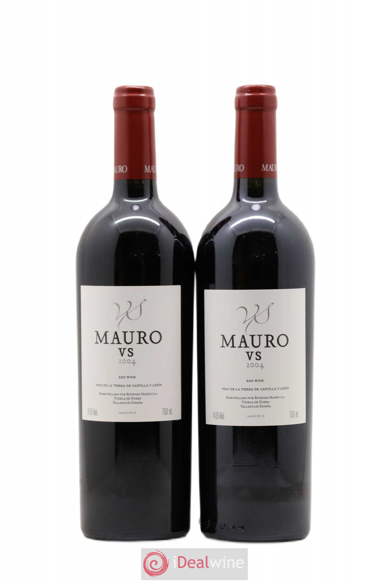 Vino de la Terra de Castilla y Leon VS Bodegas Mauro 2004 - Lot de 2 bouteilles - 0