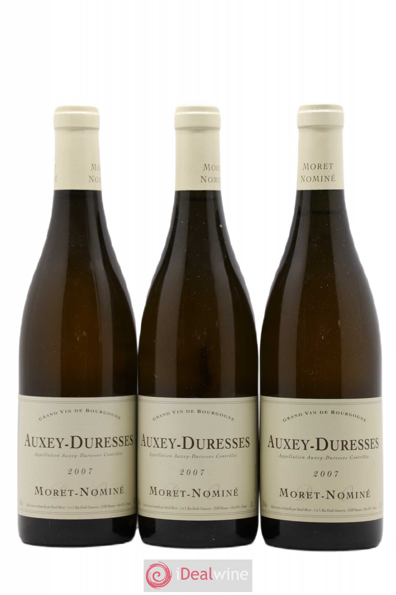 Auxey-Duresses Domaine Moret Nominé 2007 - Posten von 3 Flaschen - 0