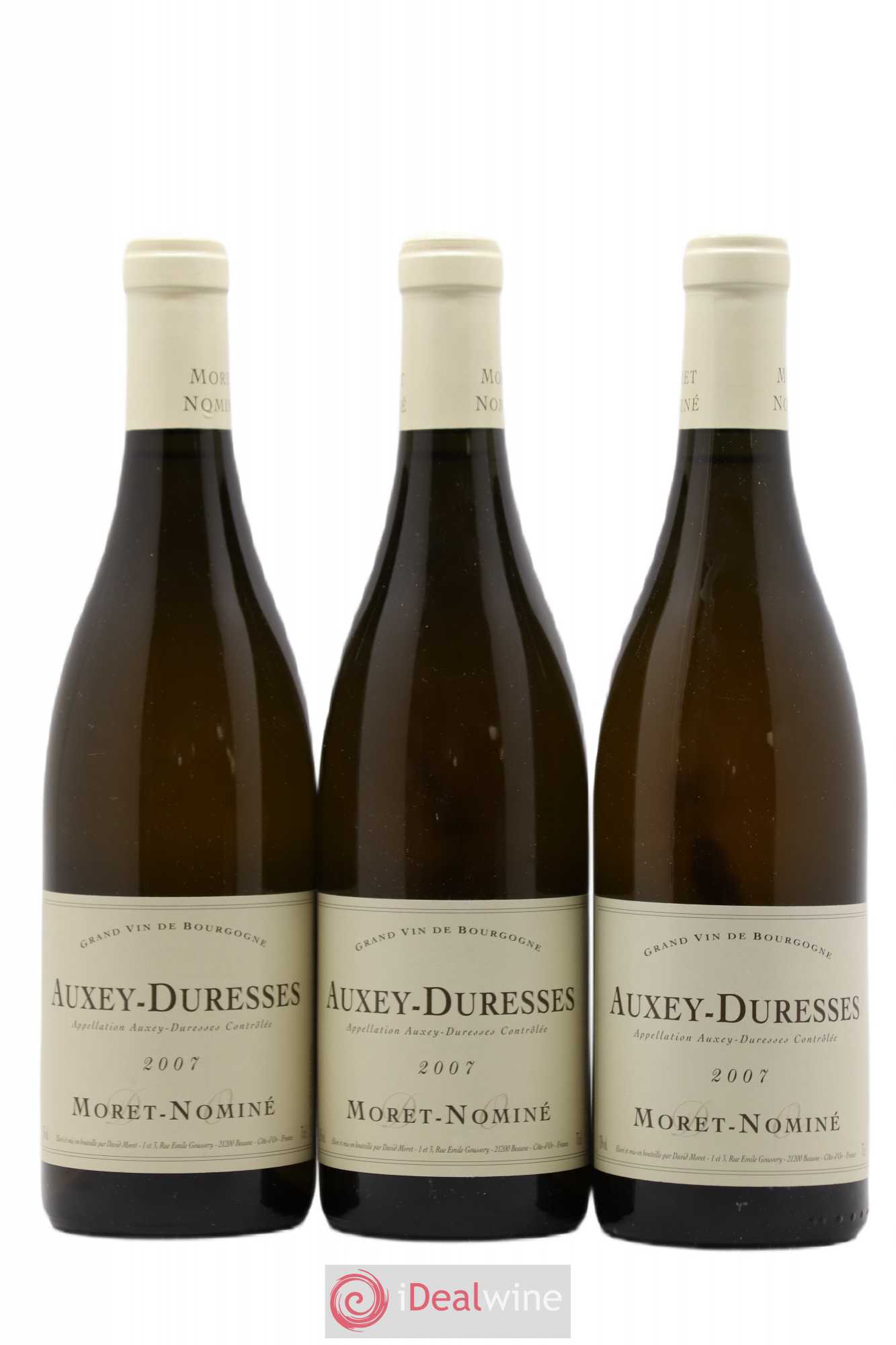 Auxey-Duresses Domaine Moret Nominé 2007 - Posten von 3 Flaschen - 0