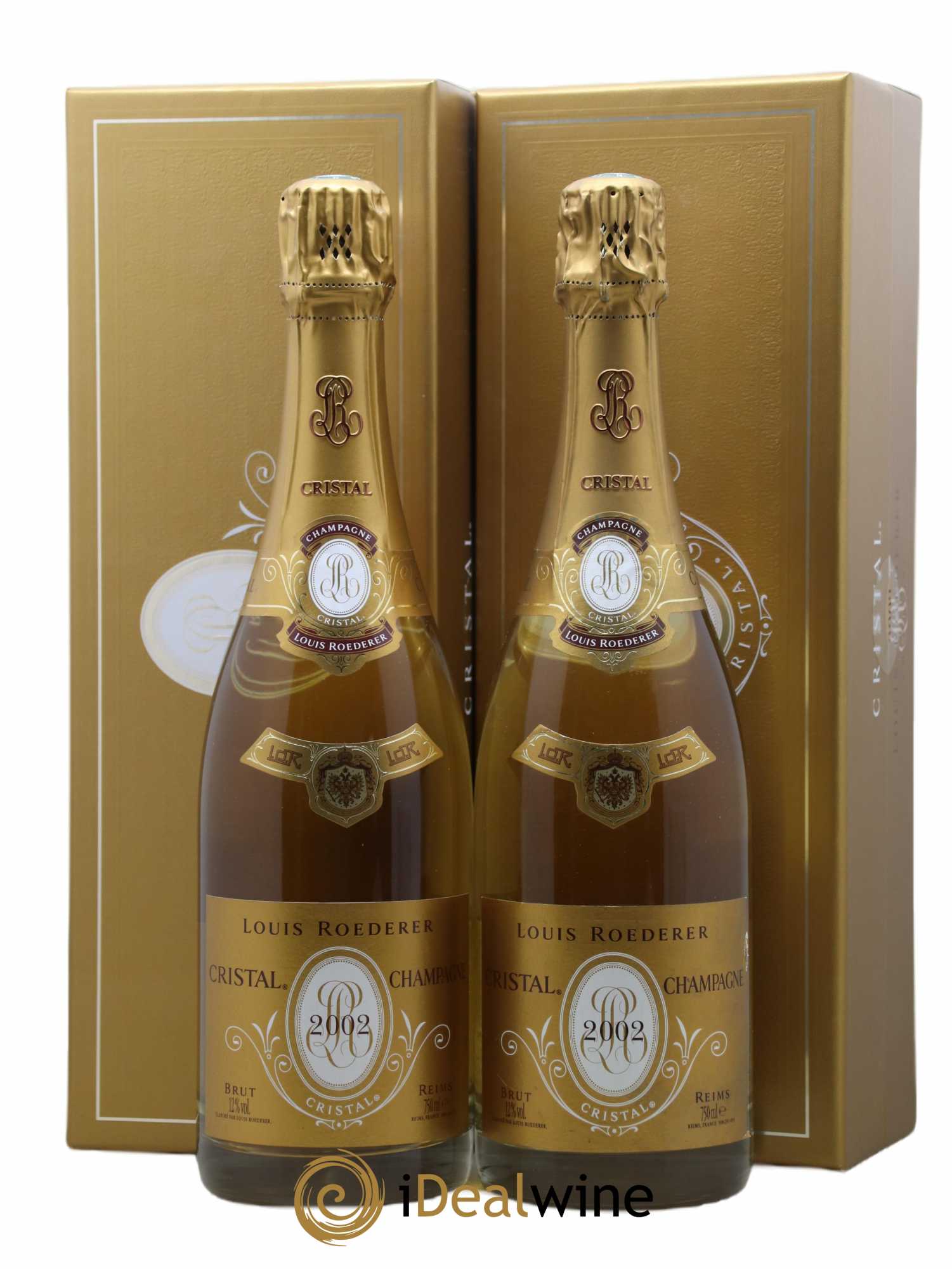 Cristal Louis Roederer 2002 - Lot de 2 bouteilles - 0