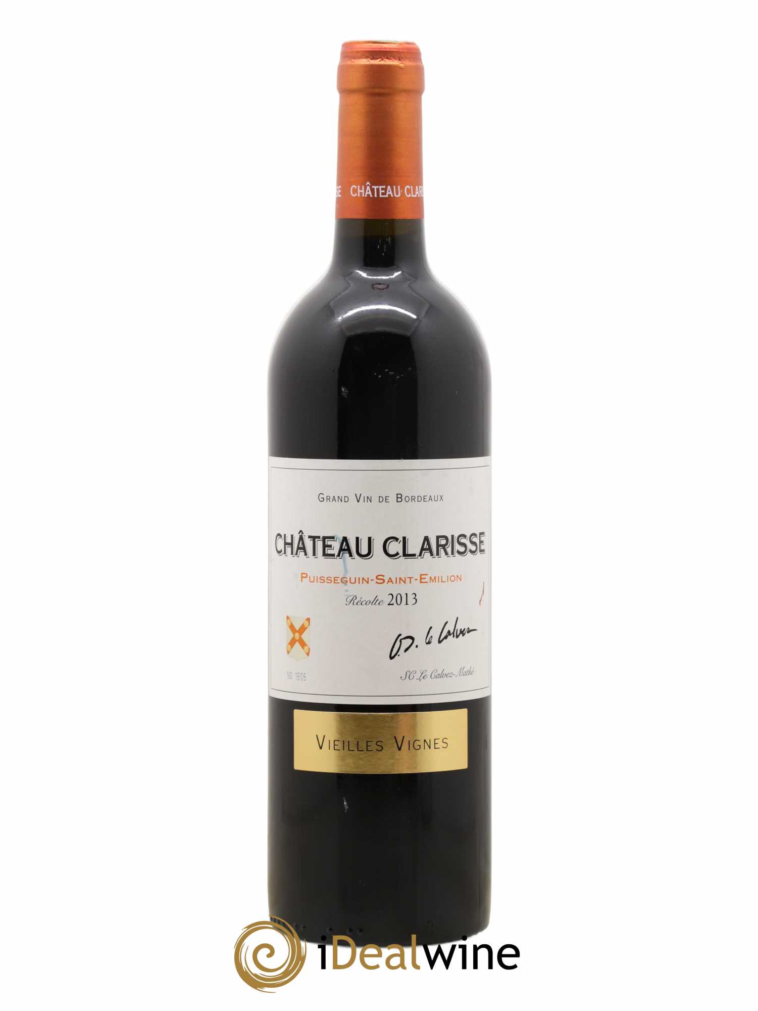 Château Clarisse - Vieilles Vignes (sans prix de réserve) 2013 - Lot de 1 bouteille - 0