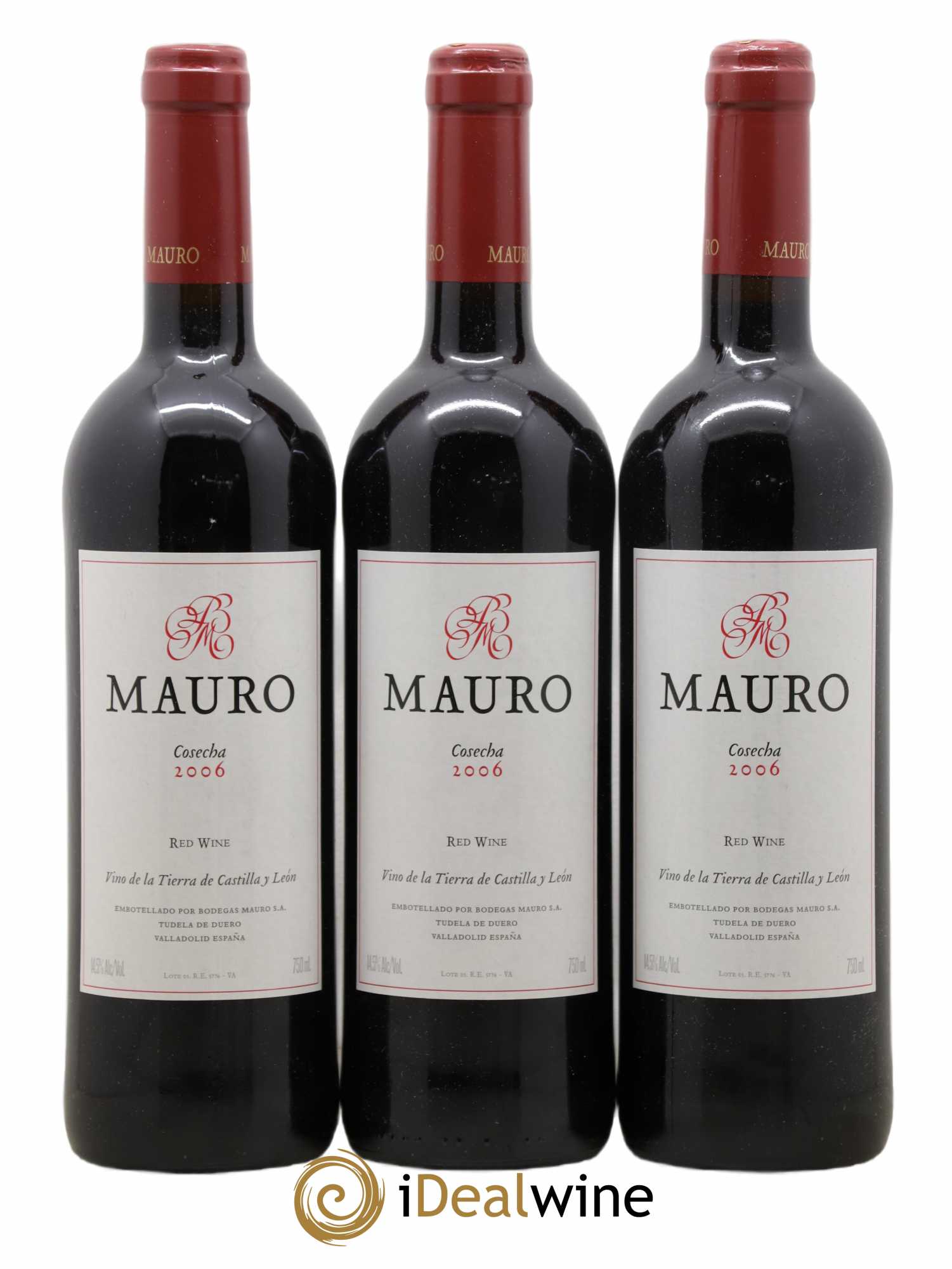 Vino de la Terra de Castilla y Leon Mauro Mauro 2006 - Lot de 3 bouteilles - 0
