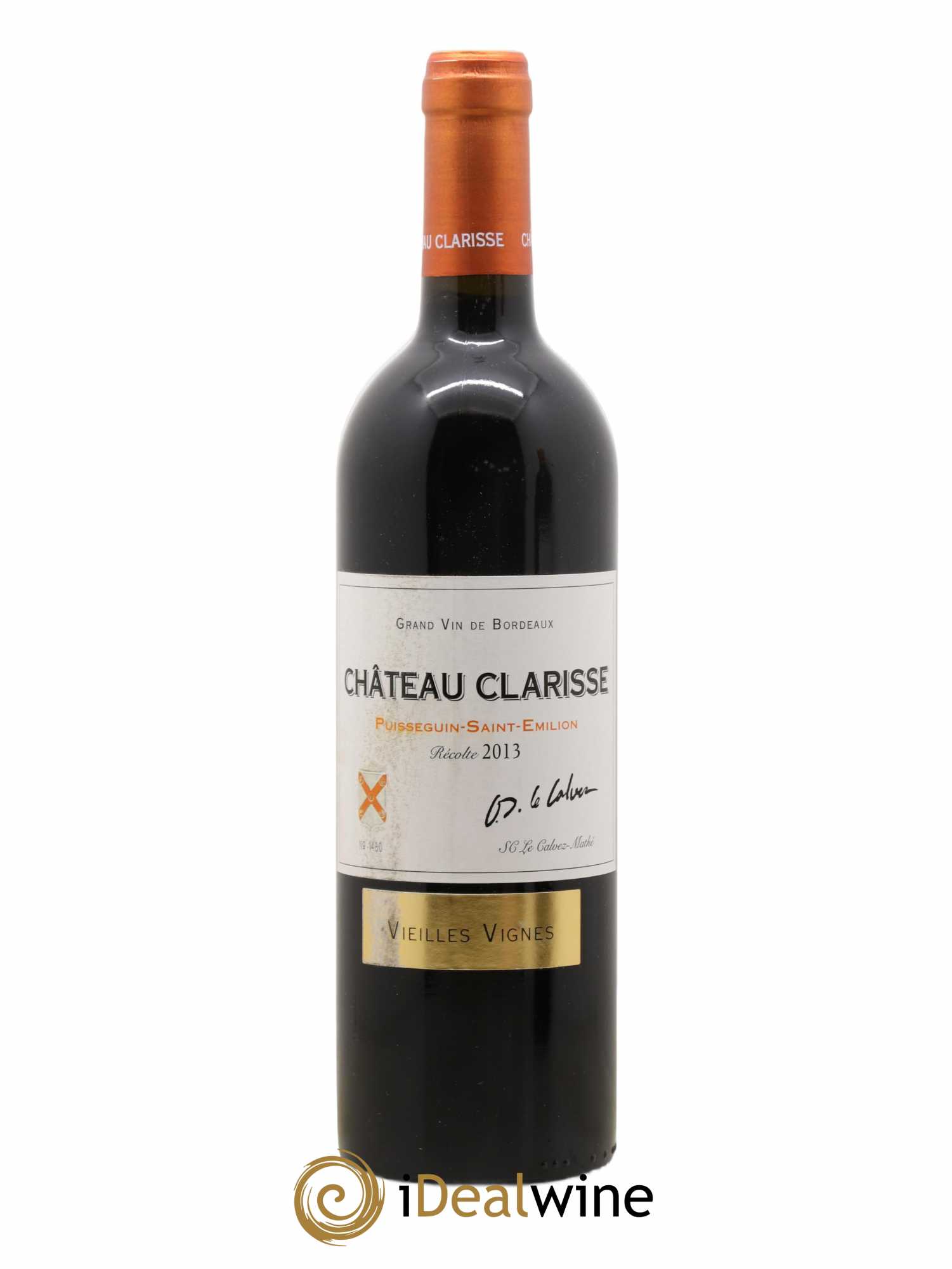 Château Clarisse - Vieilles Vignes 2013 - Lot de 1 bouteille - 0