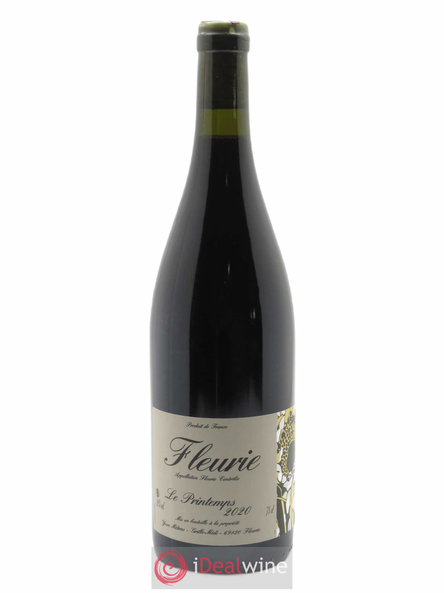 Fleurie Le Printemps Yvon Métras 2020 - Lot de 1 bouteille - 0
