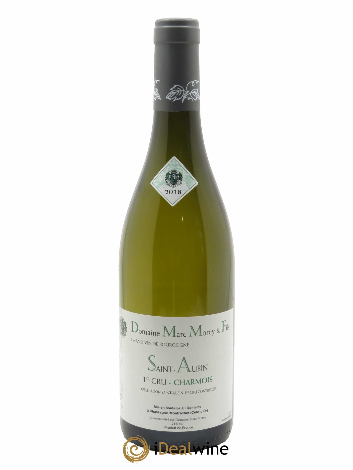 Saint-Aubin 1er Cru Les Charmois Marc Morey 2018 - Lot de 1 bouteille - 0