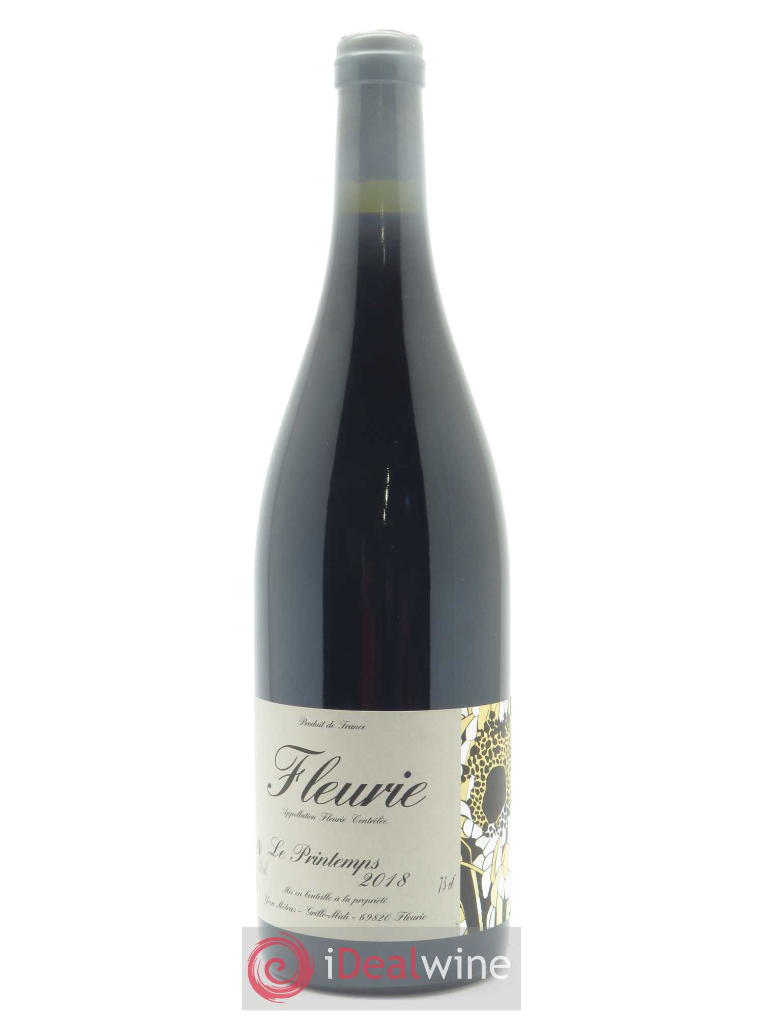 Fleurie Le Printemps Yvon Métras 2018 - Lot de 1 bouteille - 0