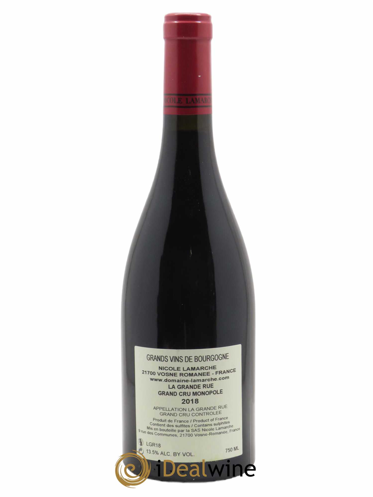 La Grande Rue Grand Cru Lamarche (Domaine) 2018 - Lot de 1 bouteille - 1