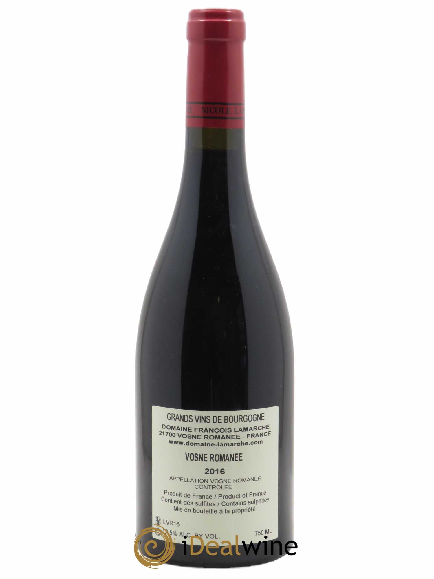 Vosne-Romanée Lamarche (Domaine) 2016 - Lot of 1 bottle - 1