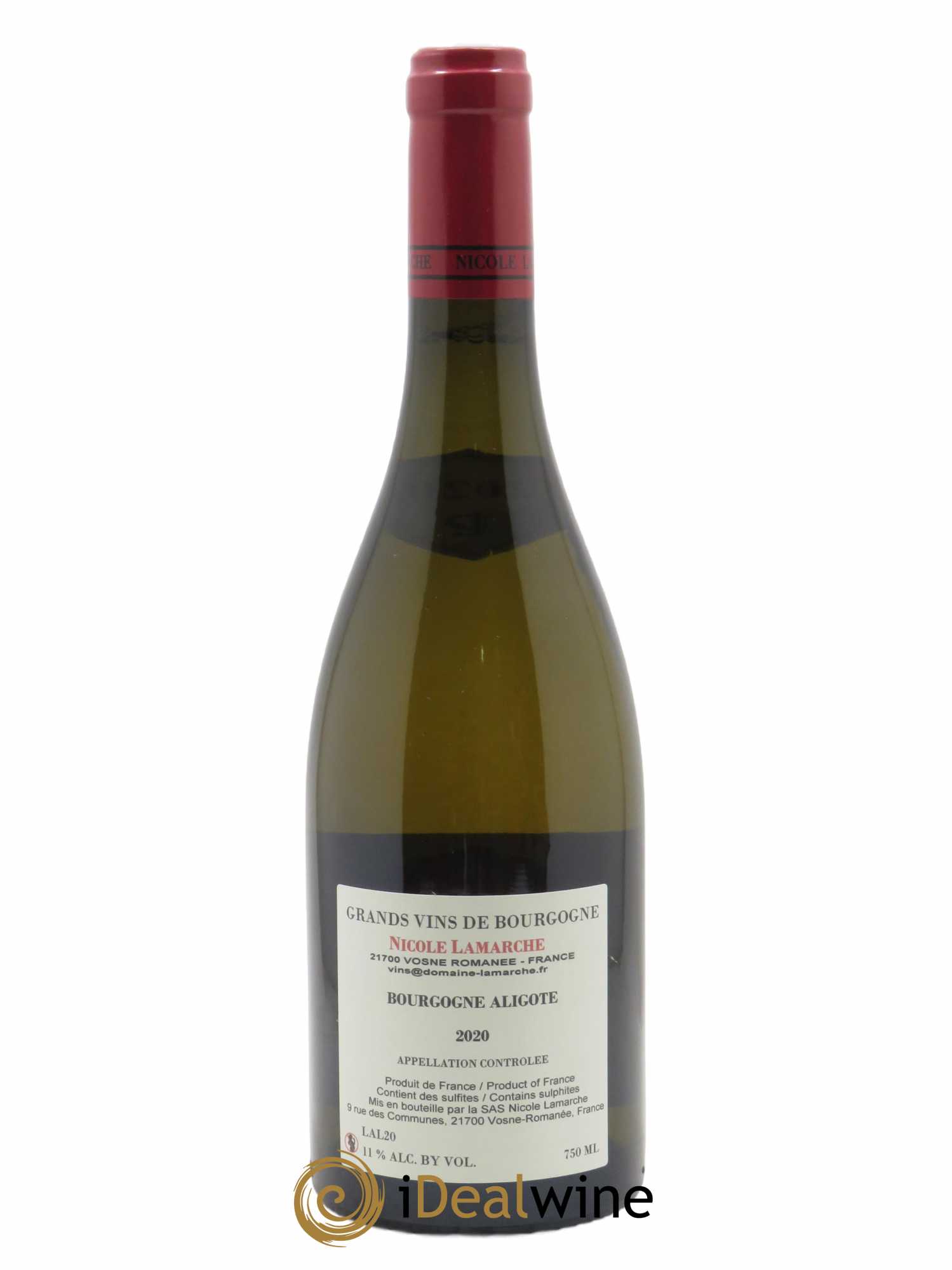 Bourgogne Aligoté Lamarche (Domaine) 2020 - Lot de 1 bouteille - 1