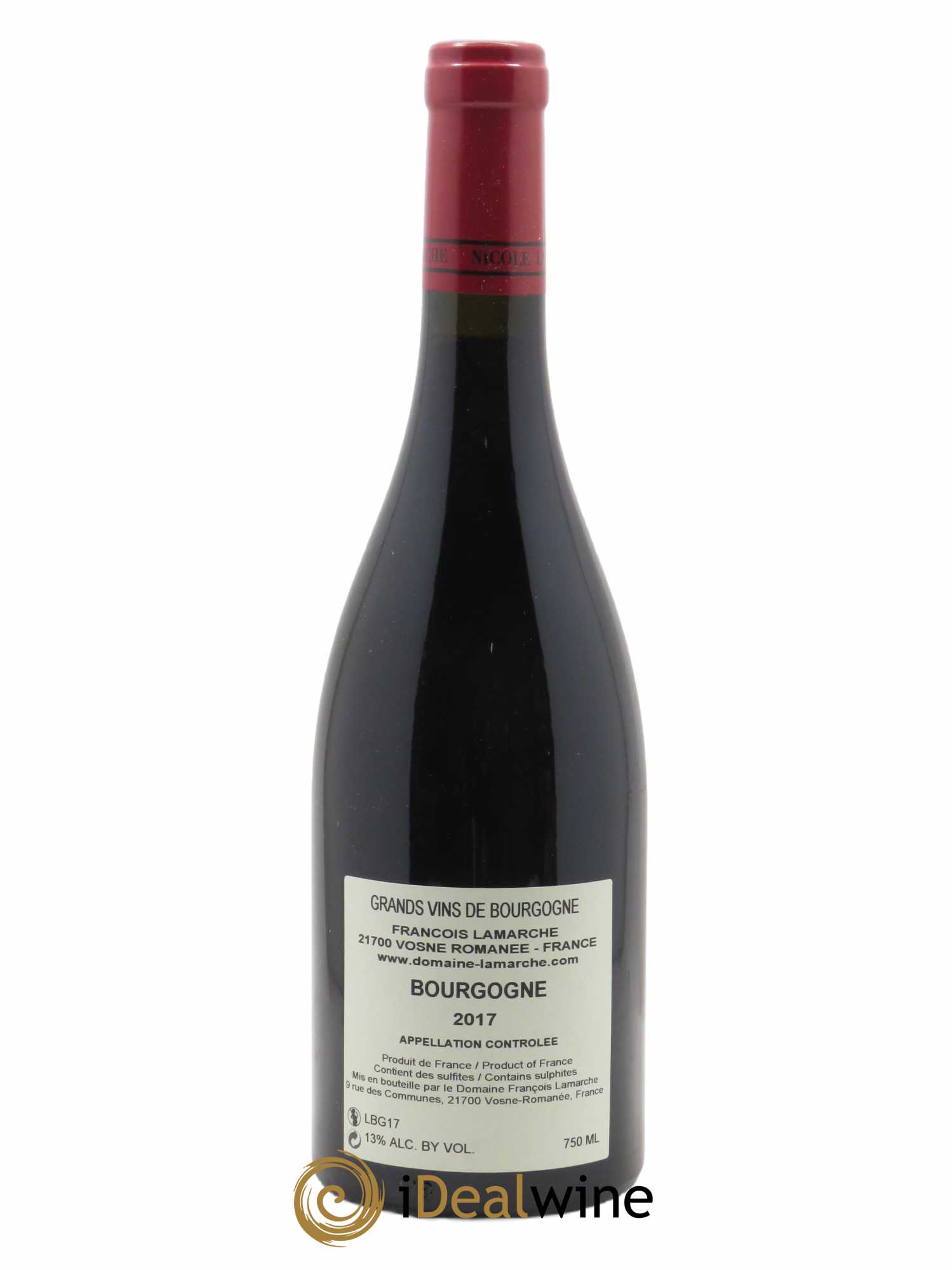 Bourgogne Lamarche (Domaine) 2017 - Lot de 1 bouteille - 1