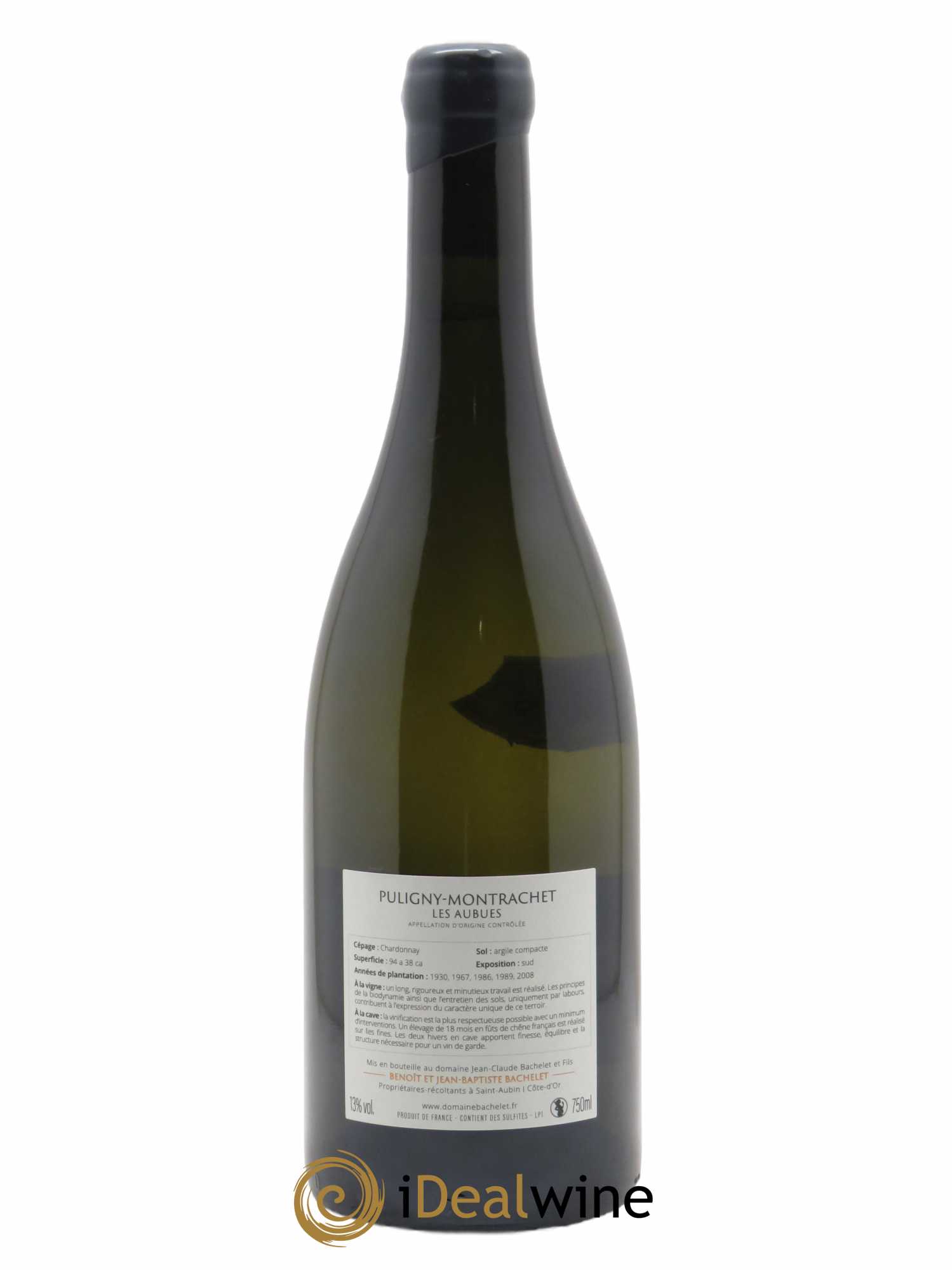 Puligny-Montrachet Les Aubues Jean-Claude Bachelet (Domaine) 2019 - Lot de 1 bouteille - 1