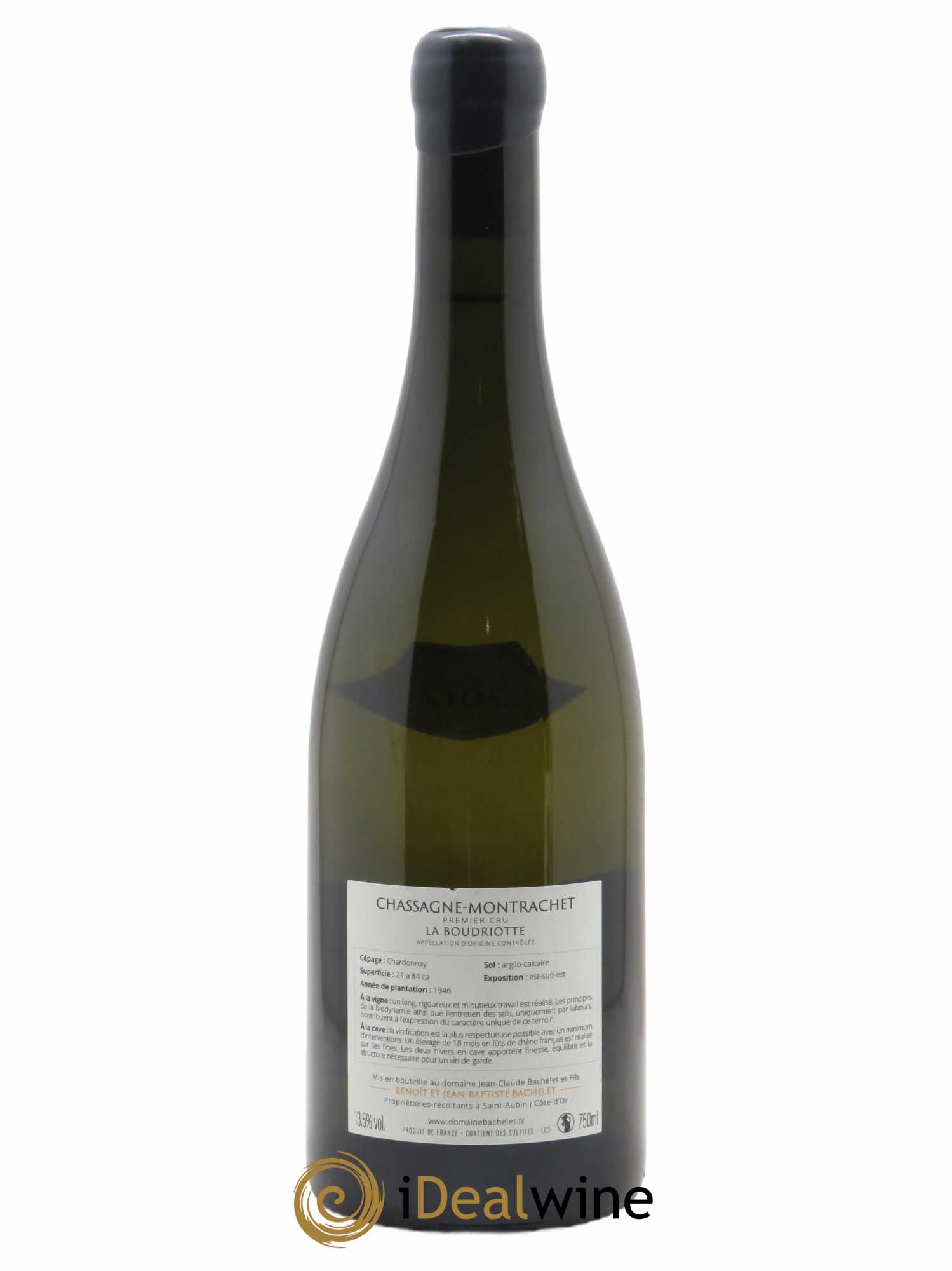 Chassagne-Montrachet 1er Cru La Boudriotte Jean-Claude Bachelet (Domaine) 2017 - Lot de 1 bouteille - 1