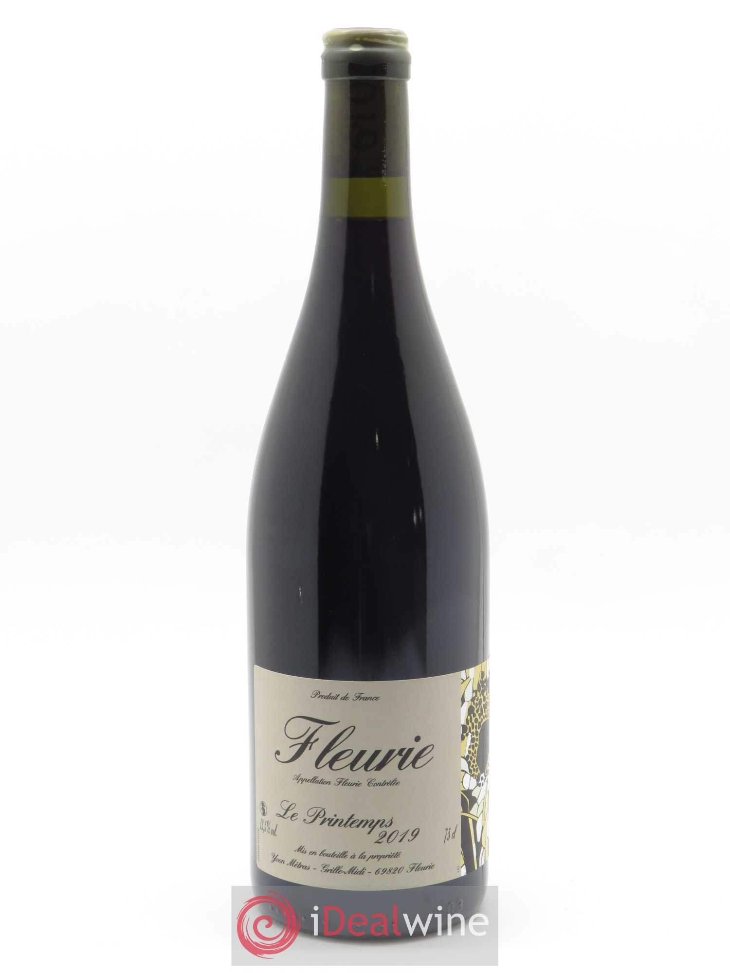 Fleurie Le Printemps Yvon Métras 2019 - Lot de 1 bouteille - 0
