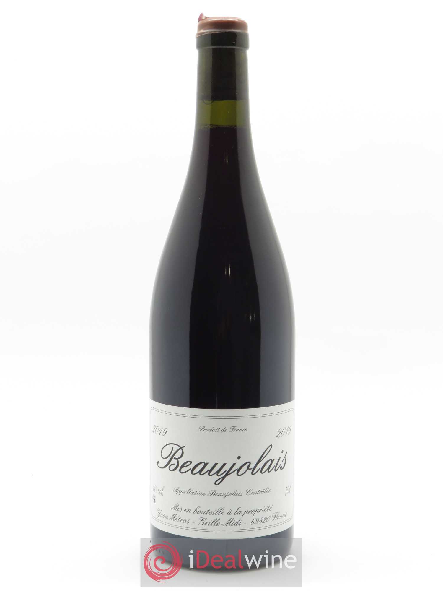 Beaujolais 2nde Mise Yvon Métras 2019 - Lot de 1 bouteille - 0