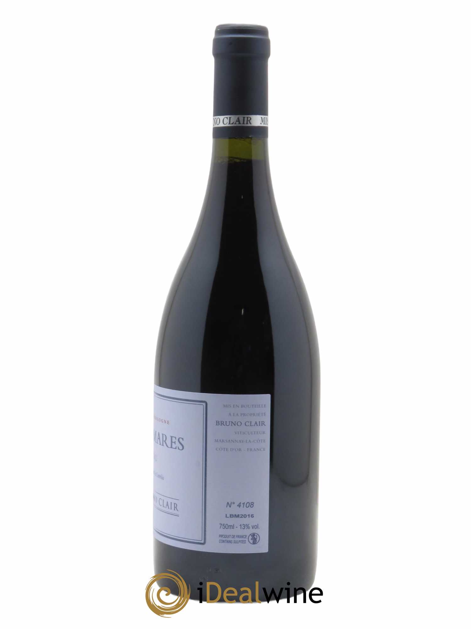 Bonnes-Mares Grand Cru Bruno Clair (Domaine) 2016 - Lot de 1 bouteille - 1