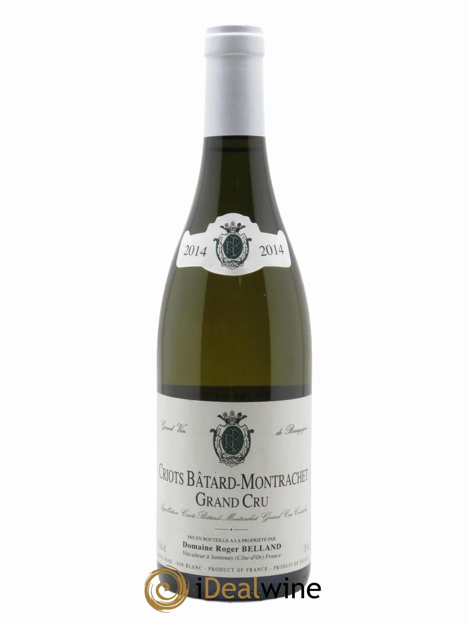 Criots-Bâtard-Montrachet Grand Cru Roger Belland (Domaine) 2014 - Lot de 1 bouteille - 0