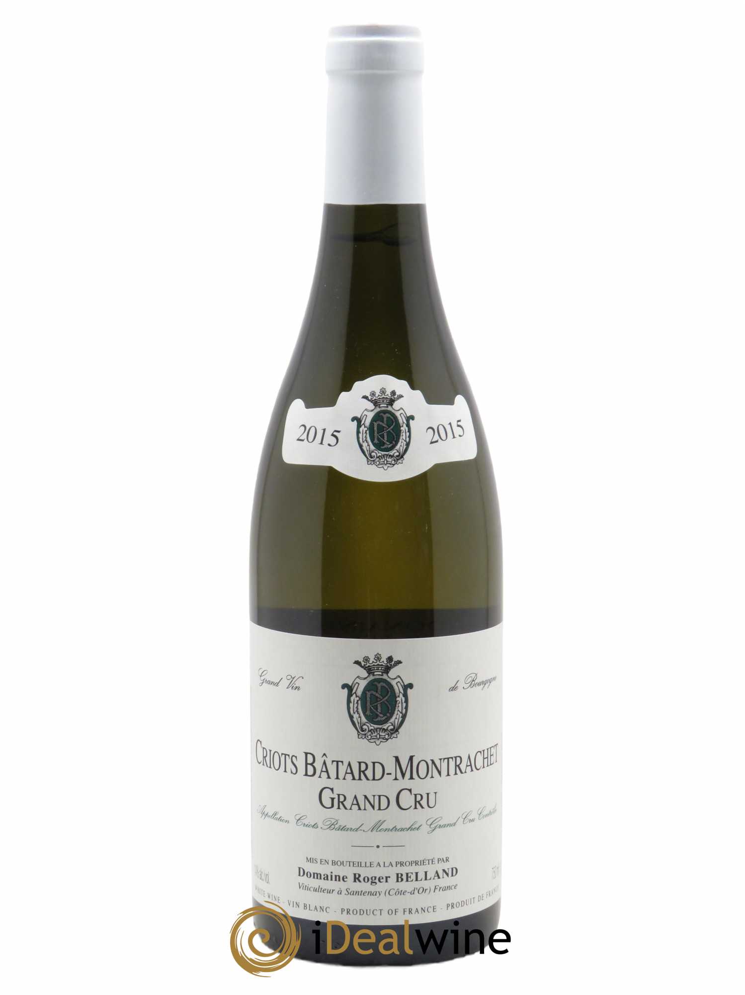 Criots-Bâtard-Montrachet Grand Cru Roger Belland (Domaine) 2015 - Lot de 1 bouteille - 0