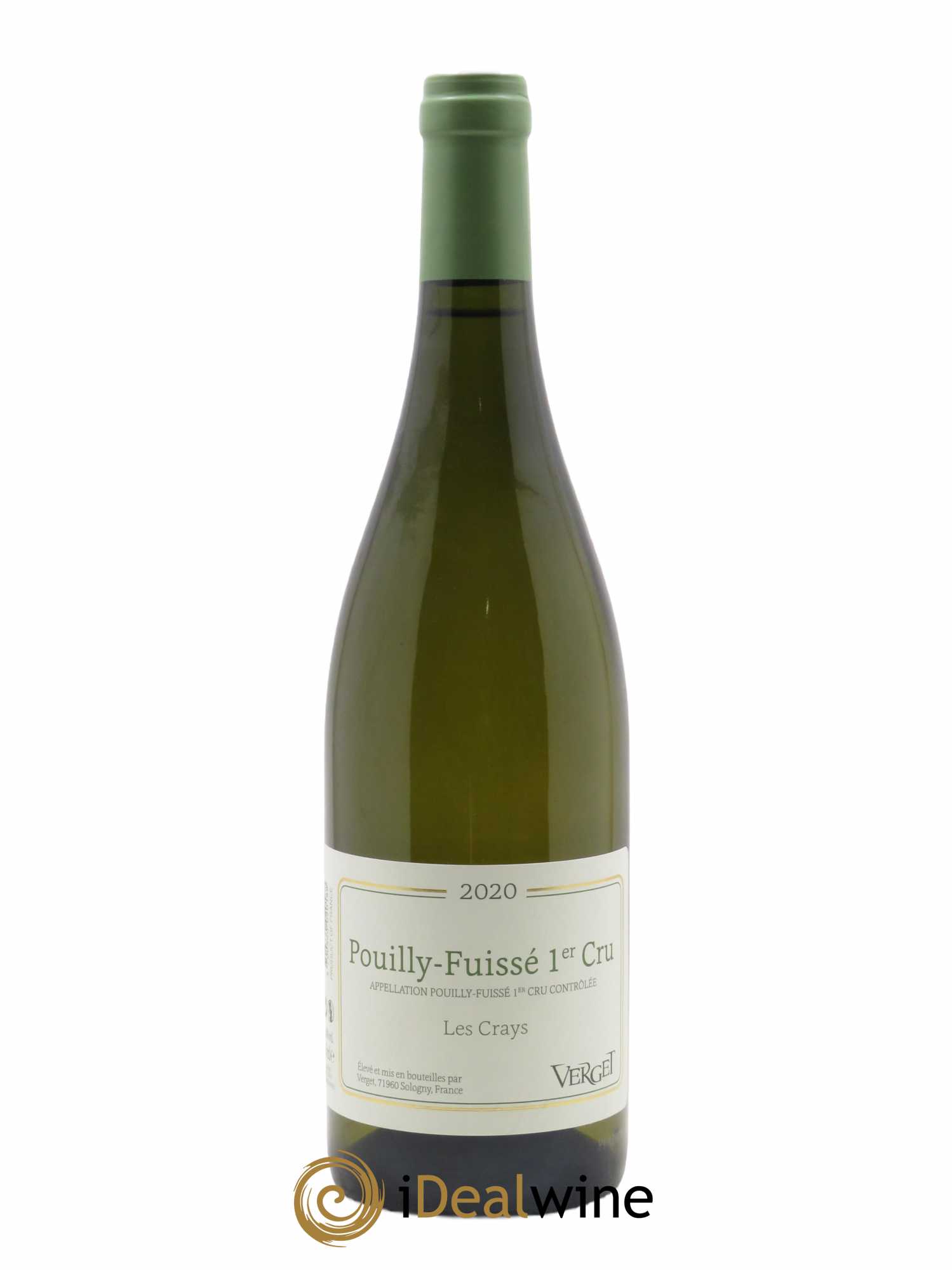 Pouilly-Fuissé Les Crays Verget 2020 - Lot de 1 bouteille - 0
