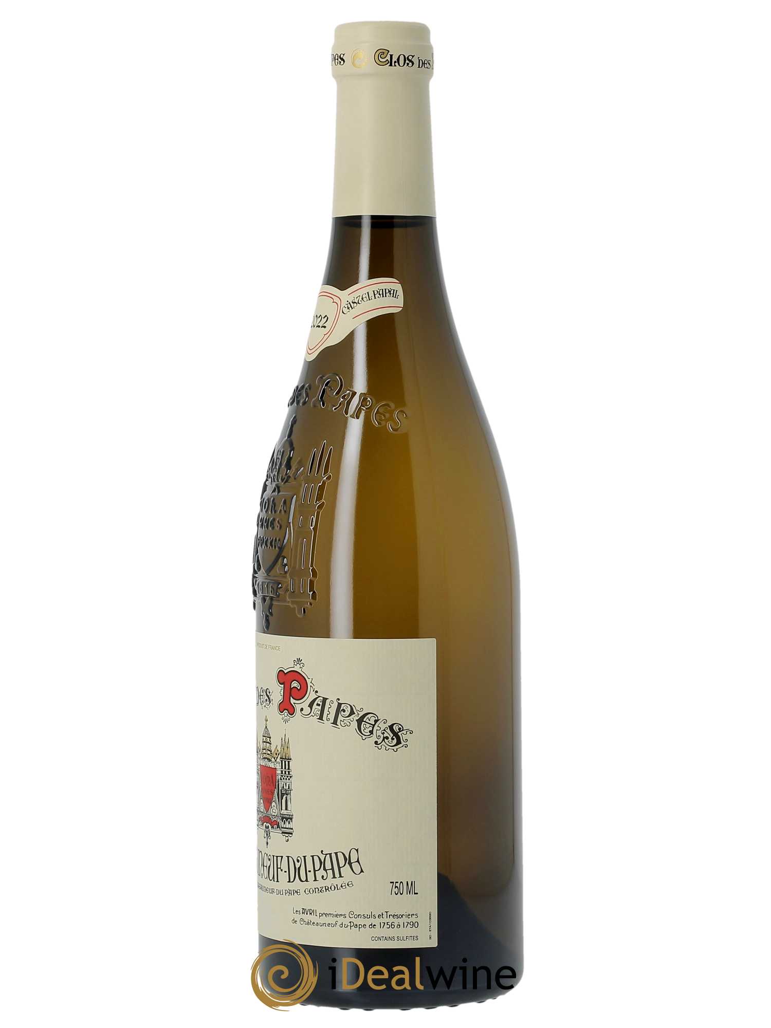 Châteauneuf-du-Pape Clos des Papes - Paul Avril 2022 - Lot de 1 bouteille - 2