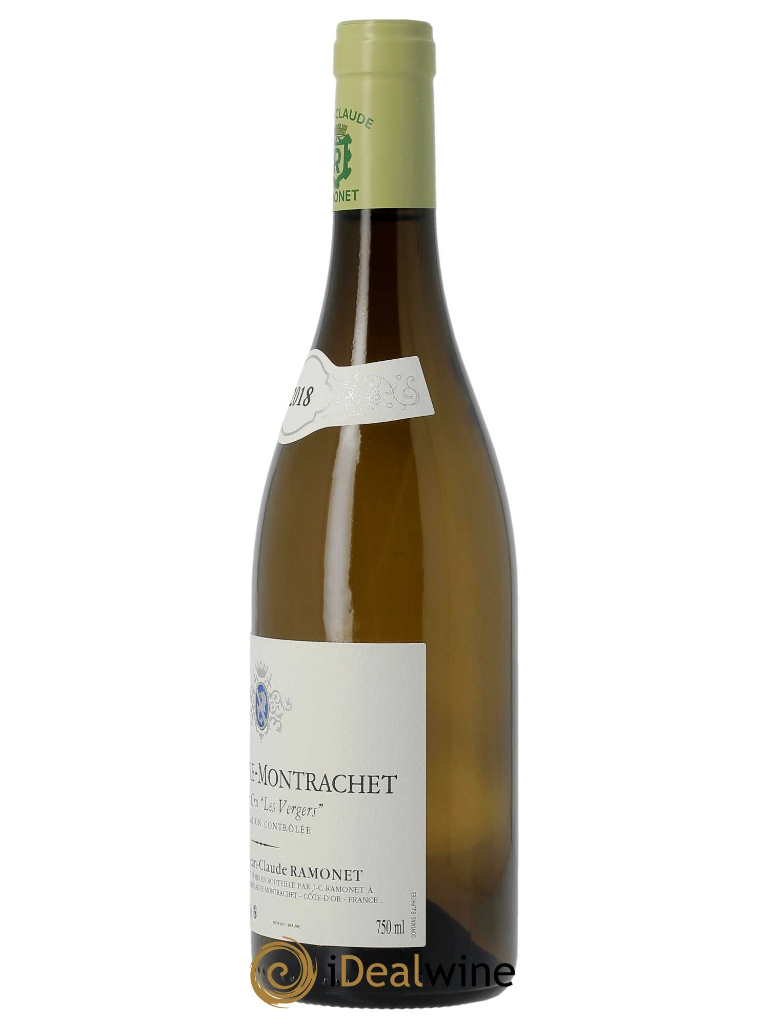 Chassagne-Montrachet 1er Cru Les Vergers Ramonet (Domaine) 2018 - Lot de 1 bouteille - 1