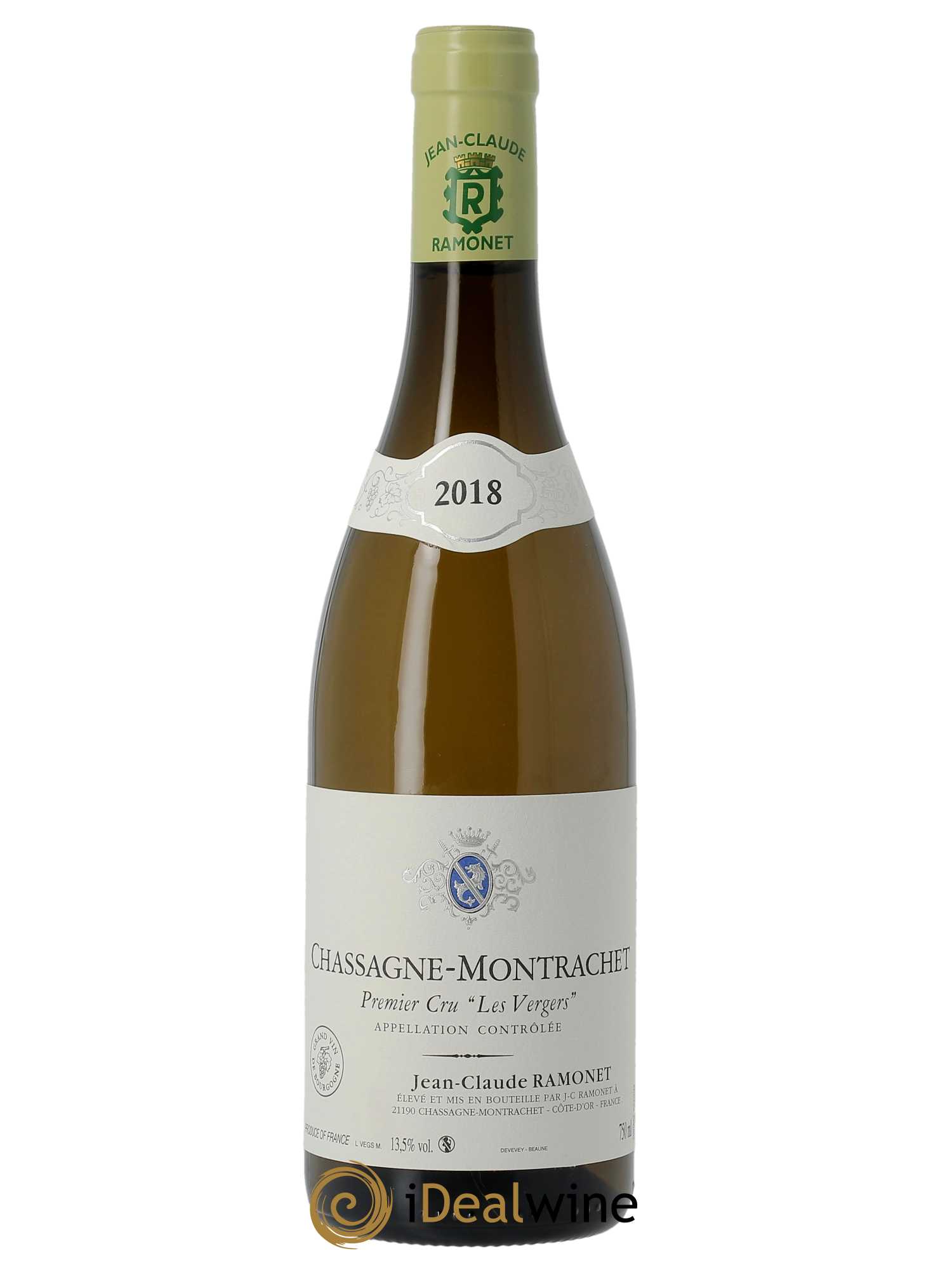 Chassagne-Montrachet 1er Cru Les Vergers Ramonet (Domaine) 2018 - Lot de 1 bouteille - 0