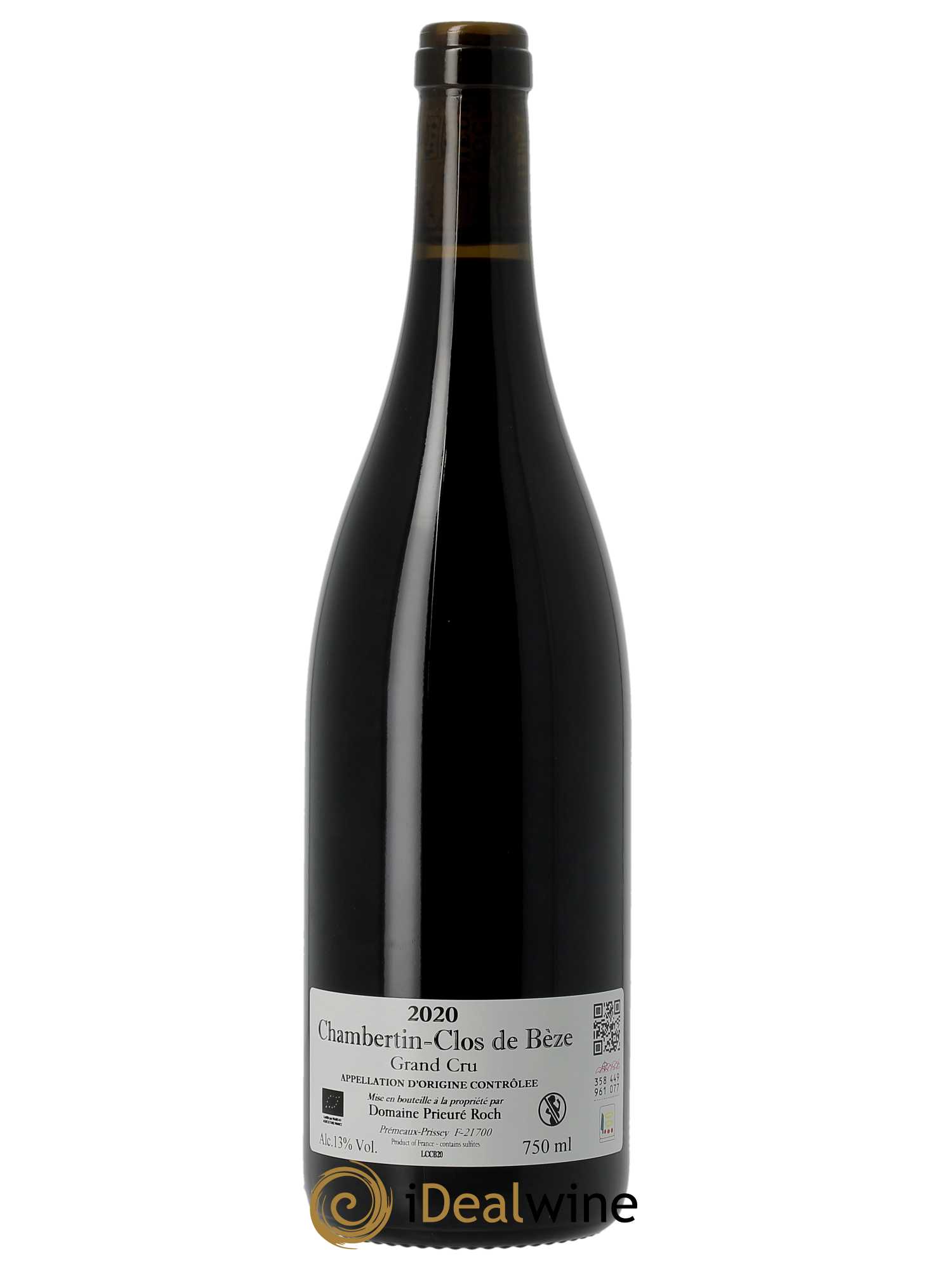 Chambertin Clos de Bèze Grand Cru Prieuré Roch 2020 - Lot de 1 bouteille - 1