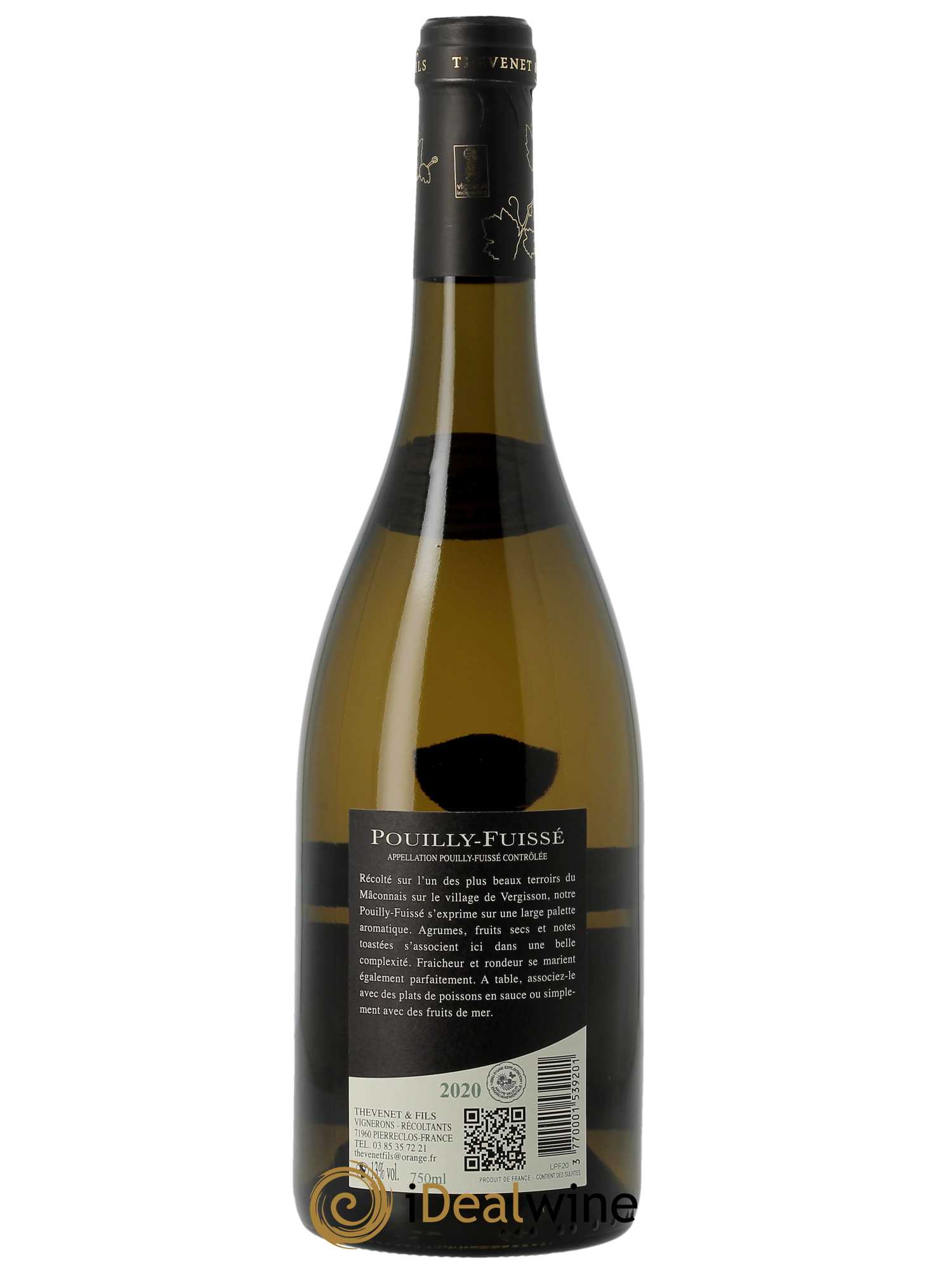 Pouilly-Fuissé Domaine de la Bongran (J.Thevenet) 2020 - Lot of 1 bottle - 1