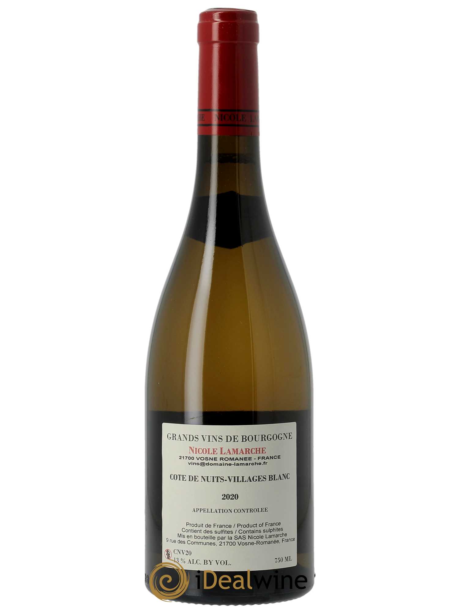 Côte de Nuits Lamarche (Domaine) 2020 - Lot de 1 bouteille - 1