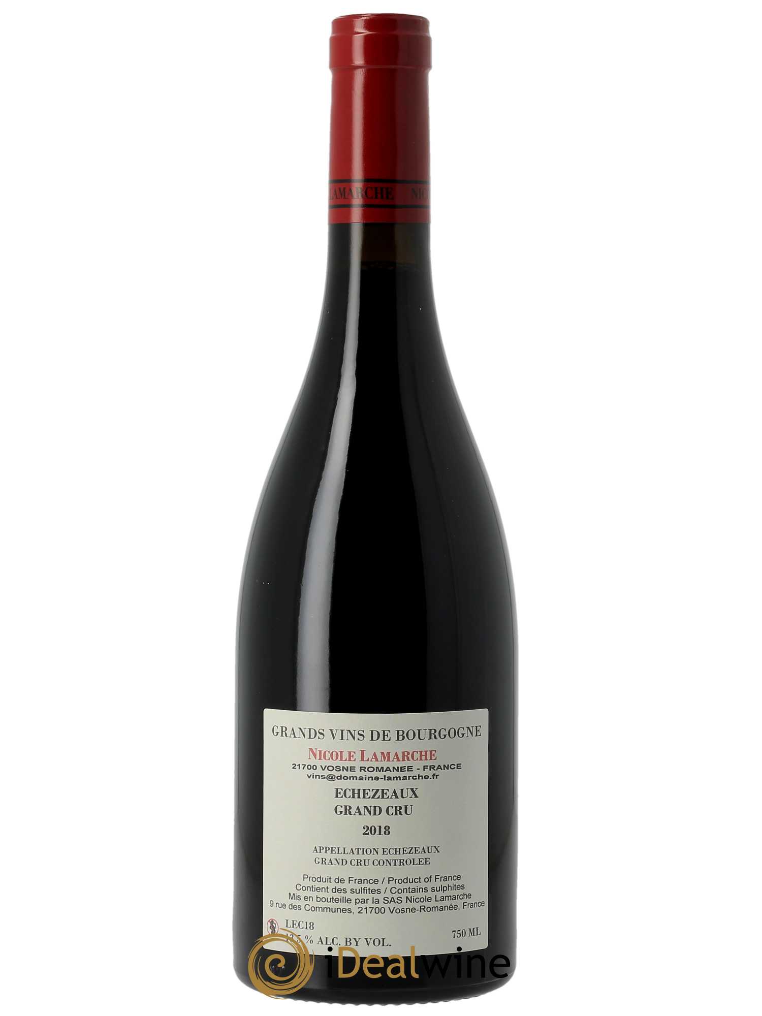 Echezeaux Grand Cru Lamarche (Domaine) 2018 - Lot de 1 bouteille - 1