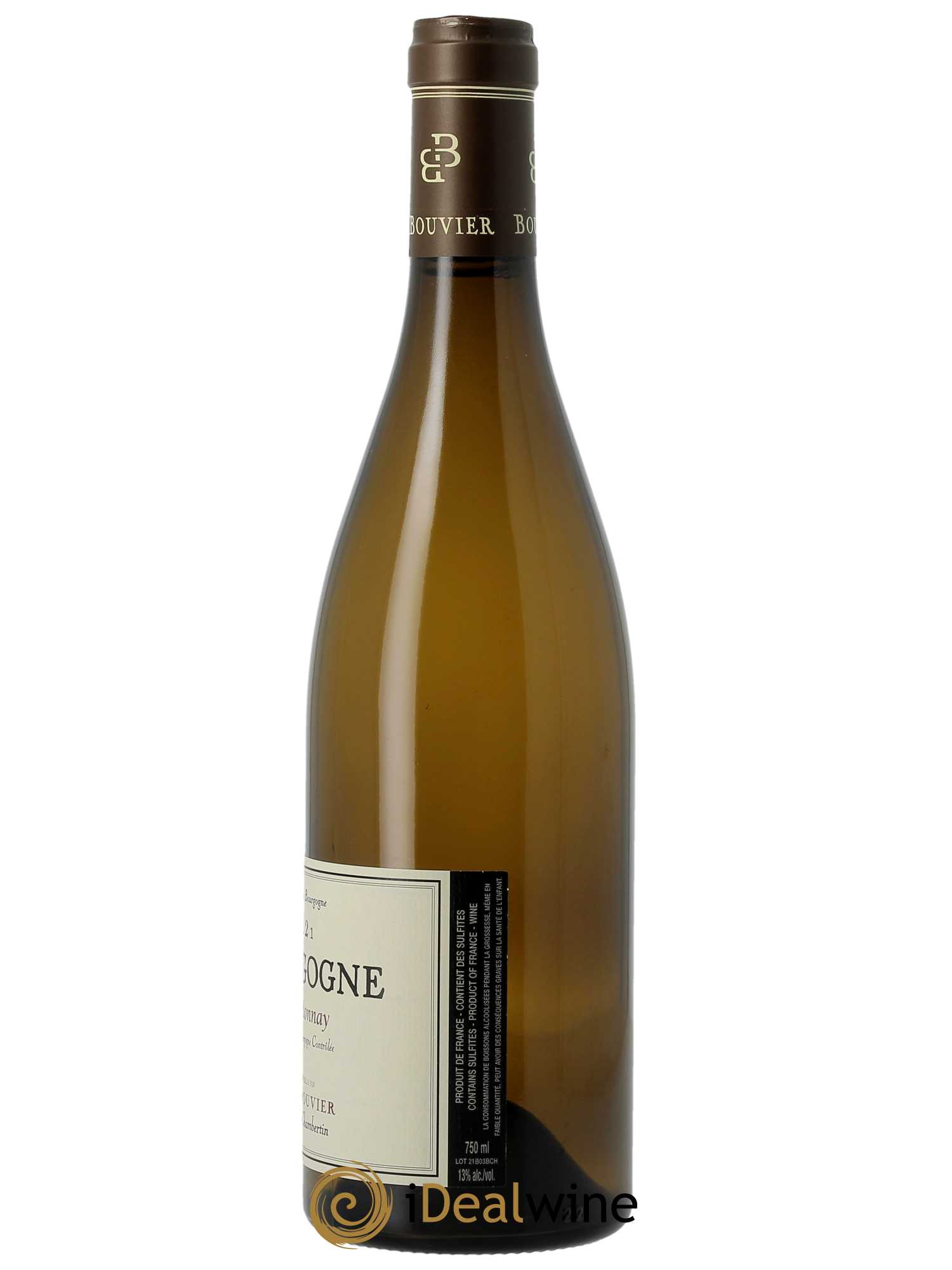 Bourgogne Chardonnay René Bouvier (Domaine) 2021 - Lotto di 1 bottiglia - 1