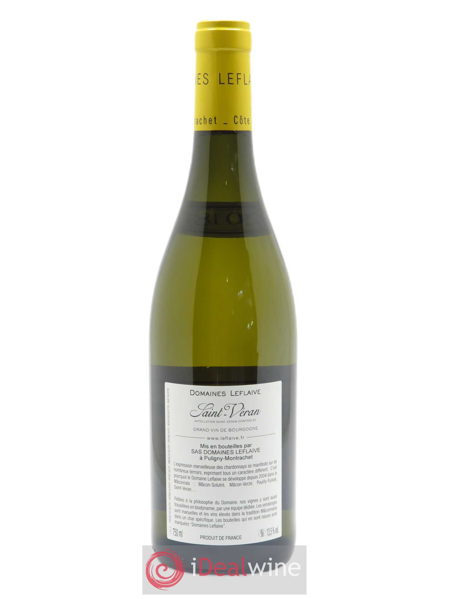 Saint-Véran  Leflaive (Domaine) 2018 - Lot de 1 bouteille - 1