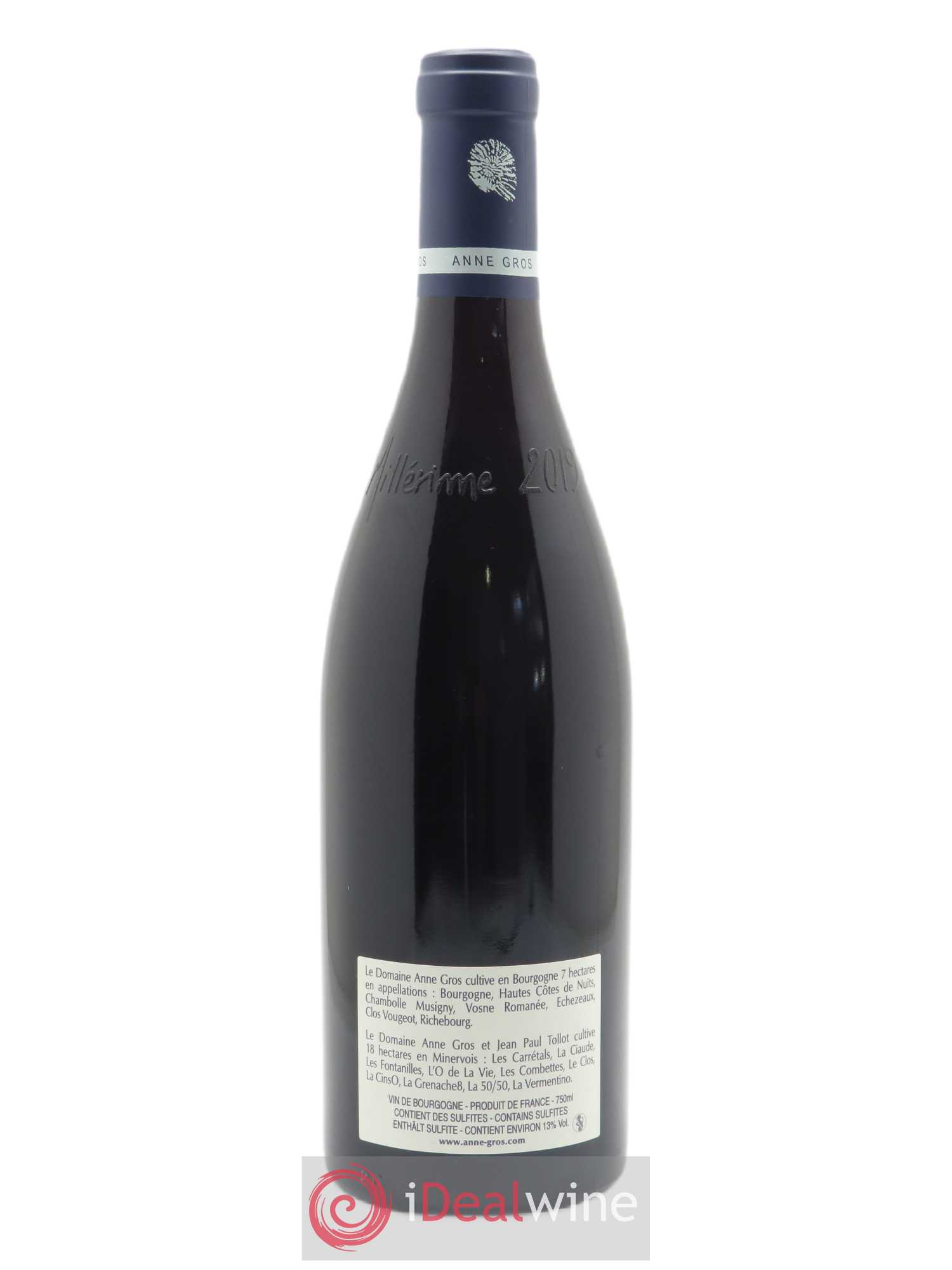 Chambolle-Musigny La Combe d'Orveau Anne Gros 2019 - Lot de 1 bouteille - 1