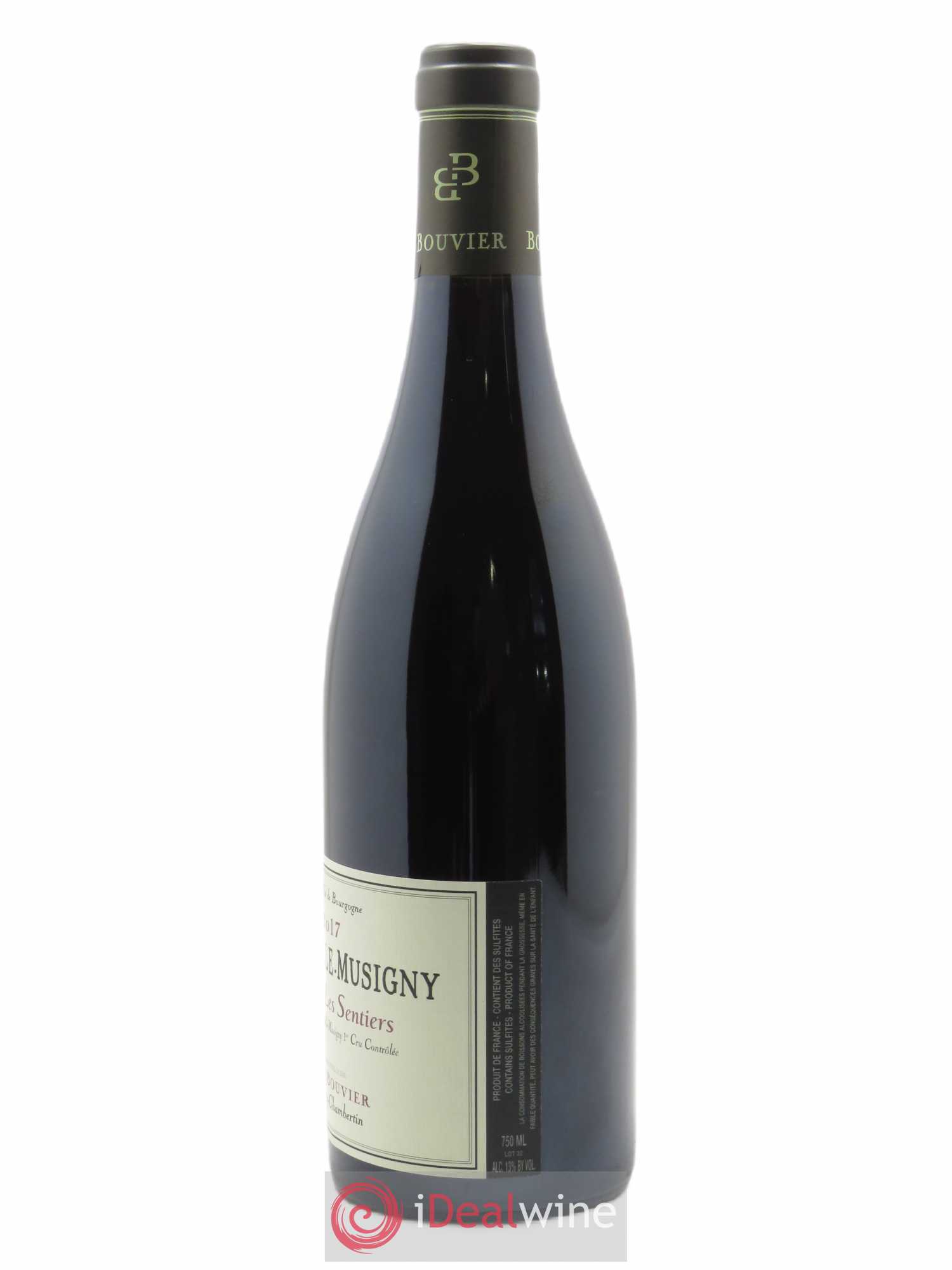 Chambolle-Musigny 1er Cru Les sentiers René Bouvier (Domaine) 2017 - Lot de 1 bouteille - 1