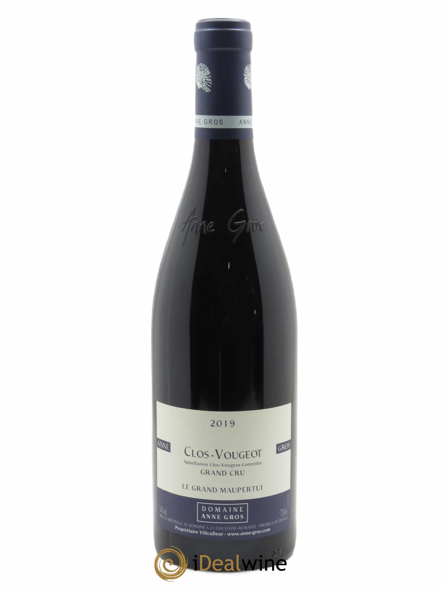Clos de Vougeot Grand Cru Anne Gros 2019 - Lot de 1 bouteille - 0