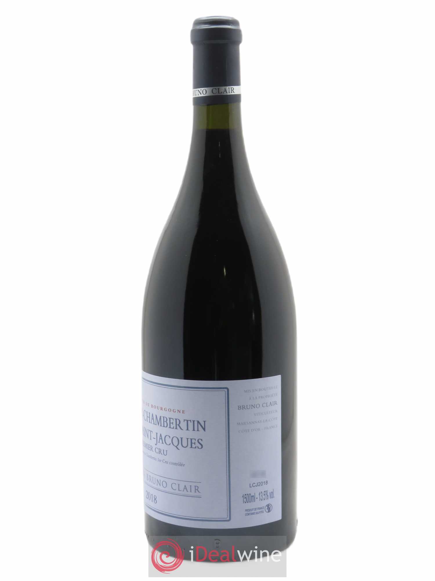 Gevrey-Chambertin 1er Cru Clos Saint-Jacques Bruno Clair (Domaine) 2018 - Lot of 1 magnum - 1