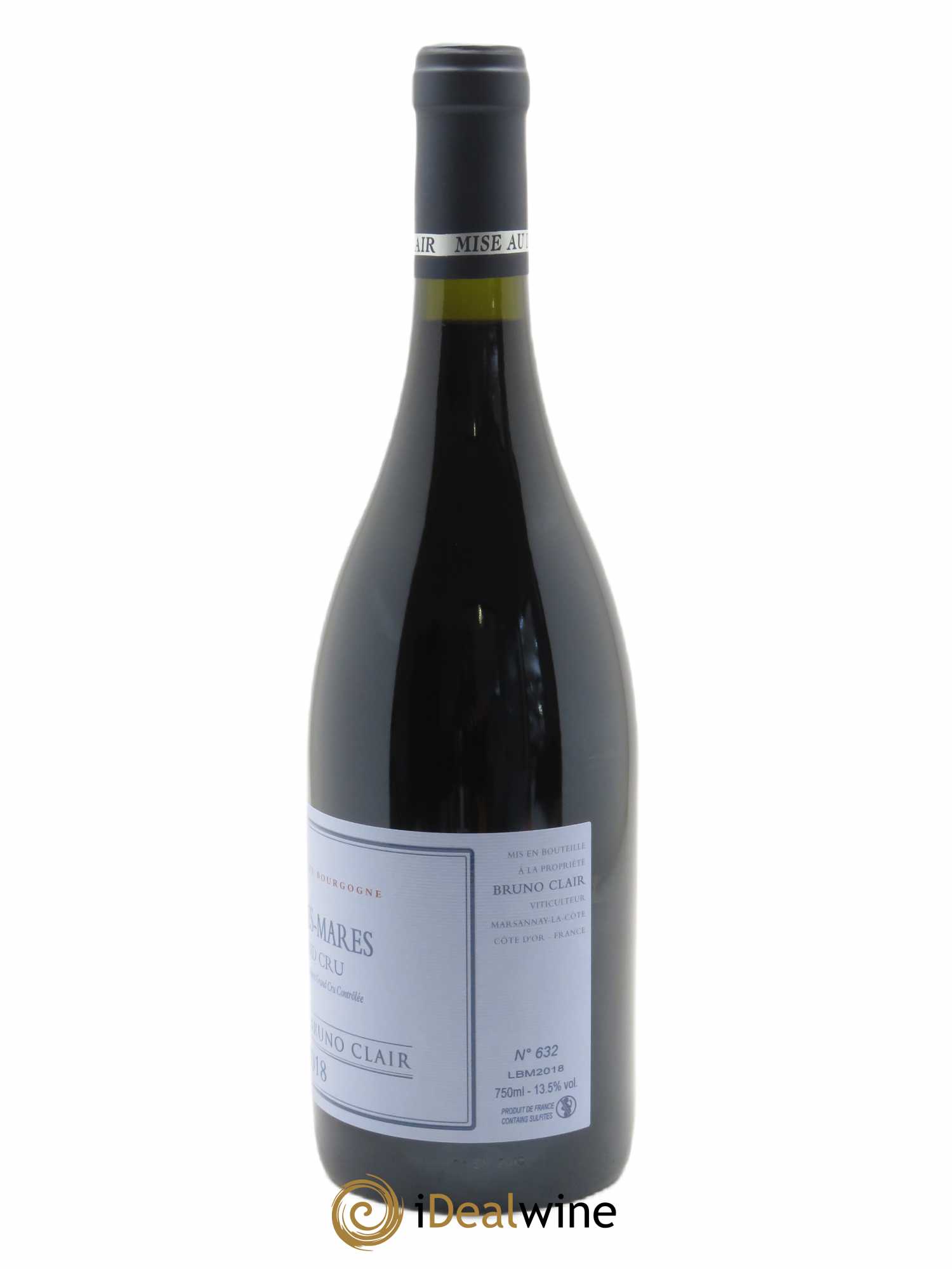 Bonnes-Mares Grand Cru Bruno Clair (Domaine) 2018 - Lot de 1 bouteille - 1
