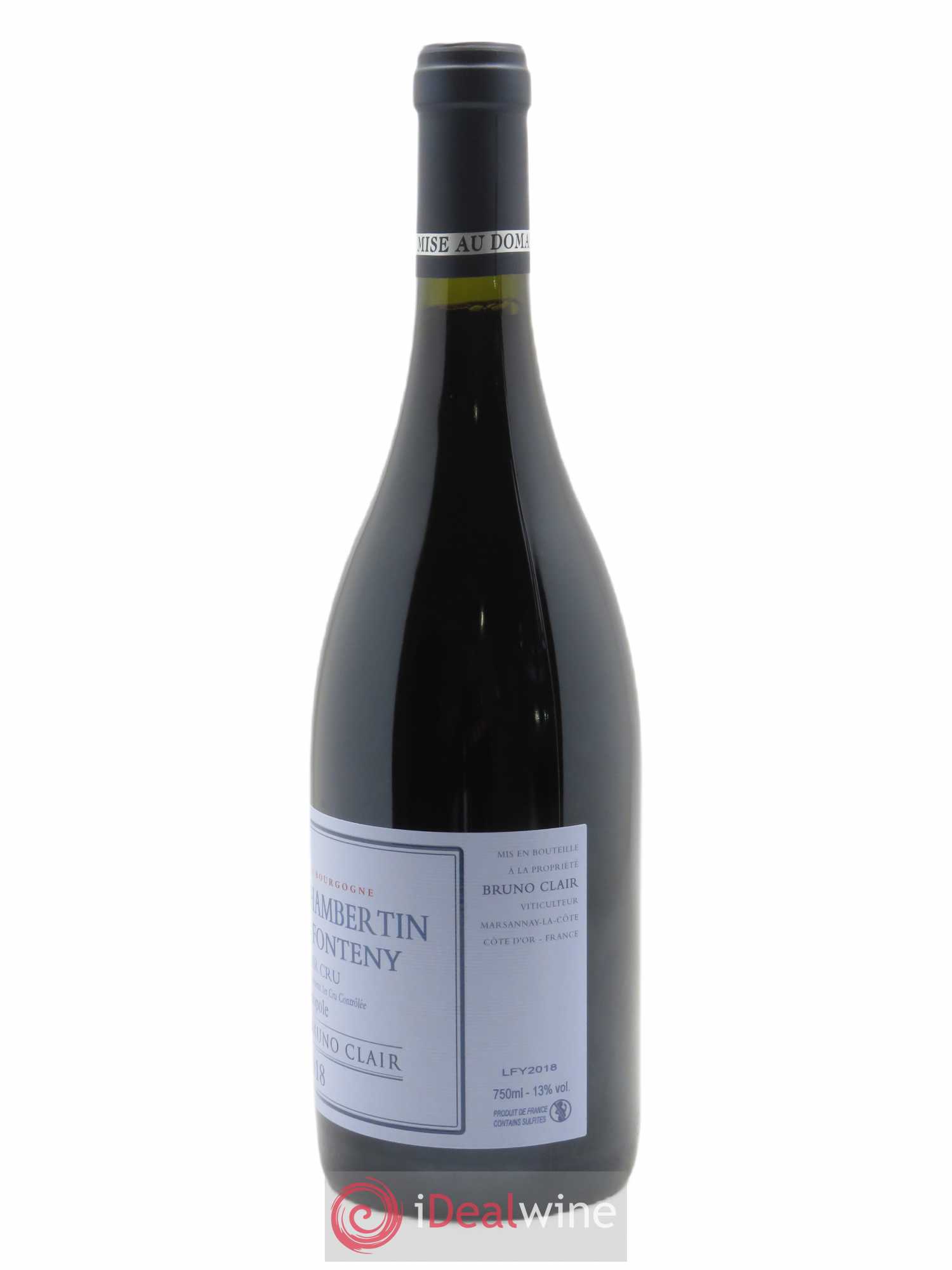 Gevrey-Chambertin 1er Cru Clos du Fonteny Bruno Clair (Domaine) 2018 - Lot de 1 bouteille - 1
