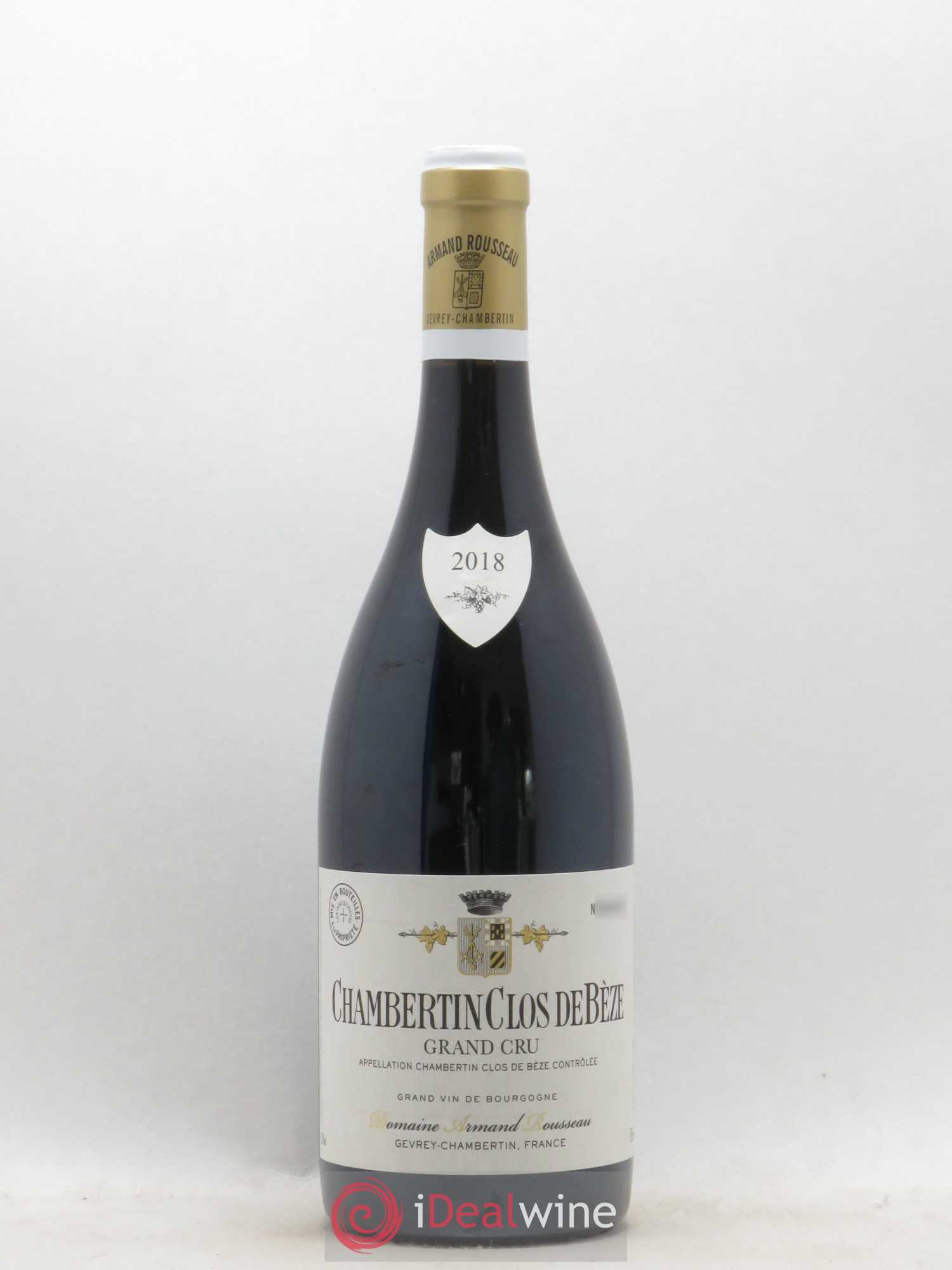Chambertin Clos de Bèze Grand Cru Armand Rousseau (Domaine) 2018 - Lot de 1 bouteille - 0