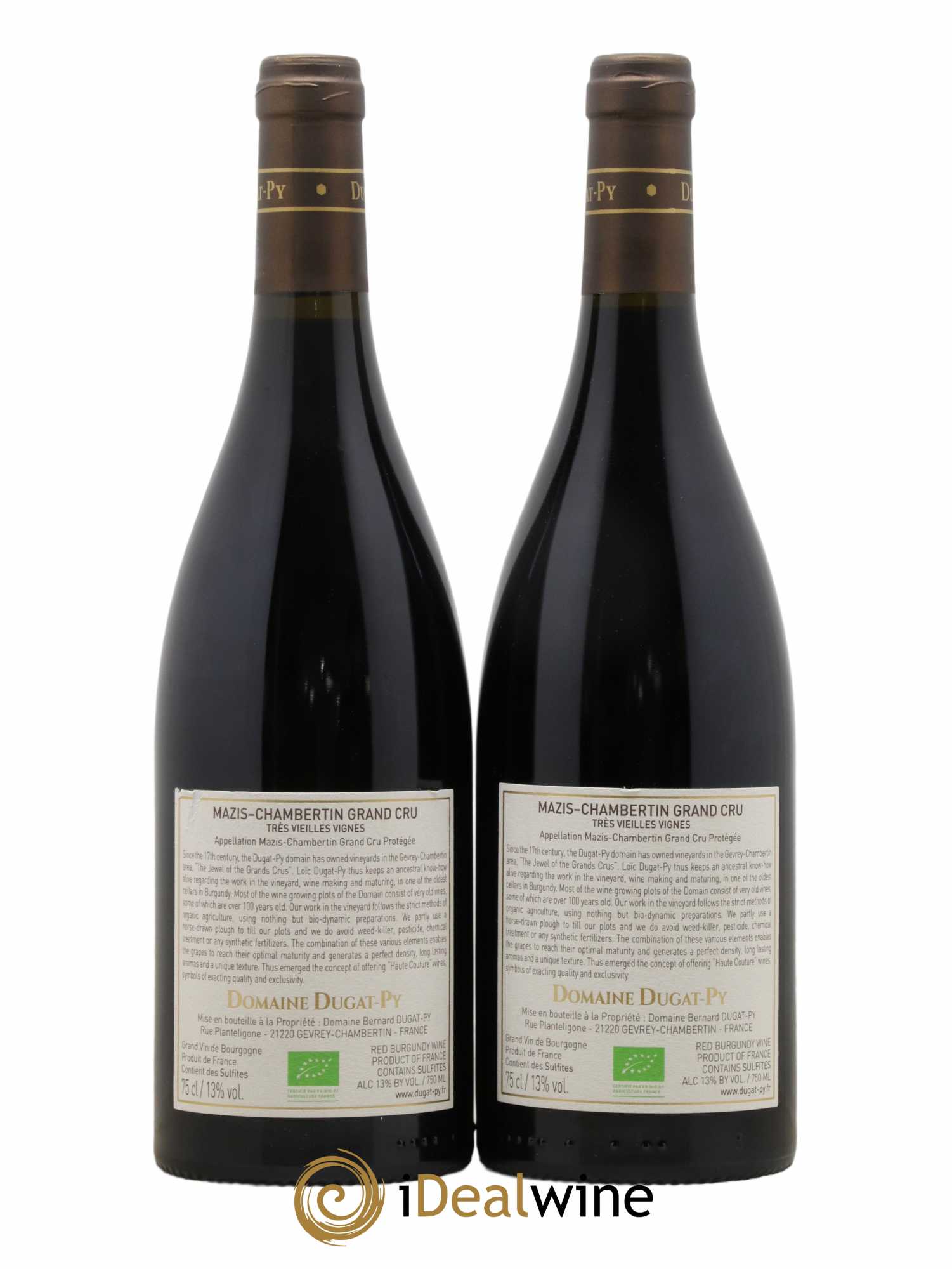 Mazis-Chambertin Grand Cru Très Vieilles Vignes Dugat-Py 2017 - Lot de 2 bouteilles - 1