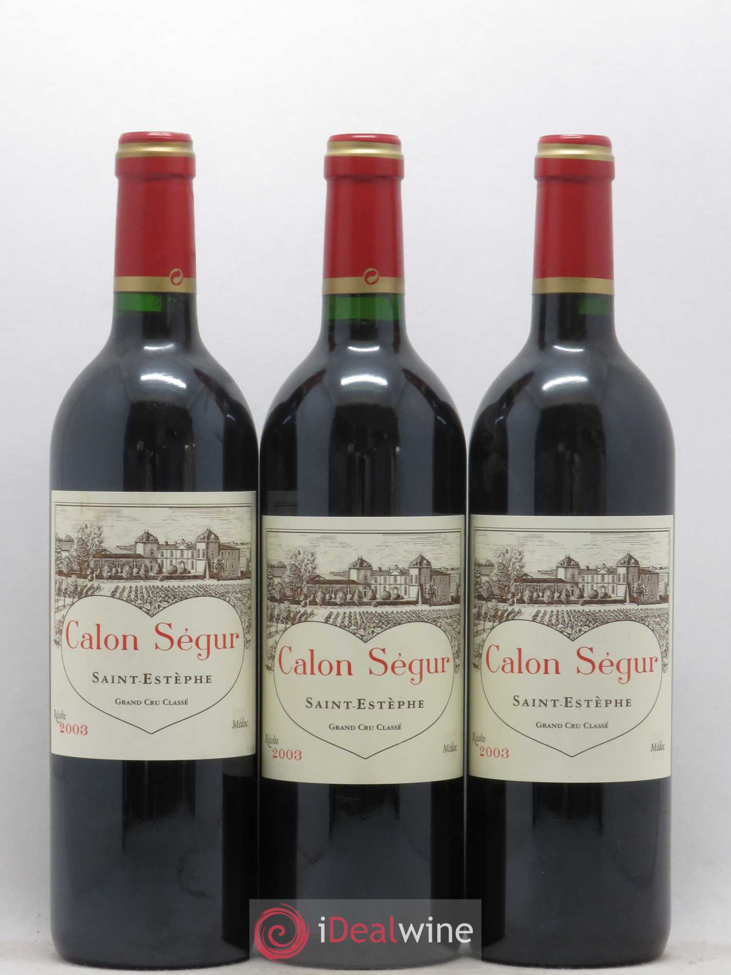 Château Calon Ségur 3ème Grand Cru Classé 2003 - Lot de 12 bouteilles - 1