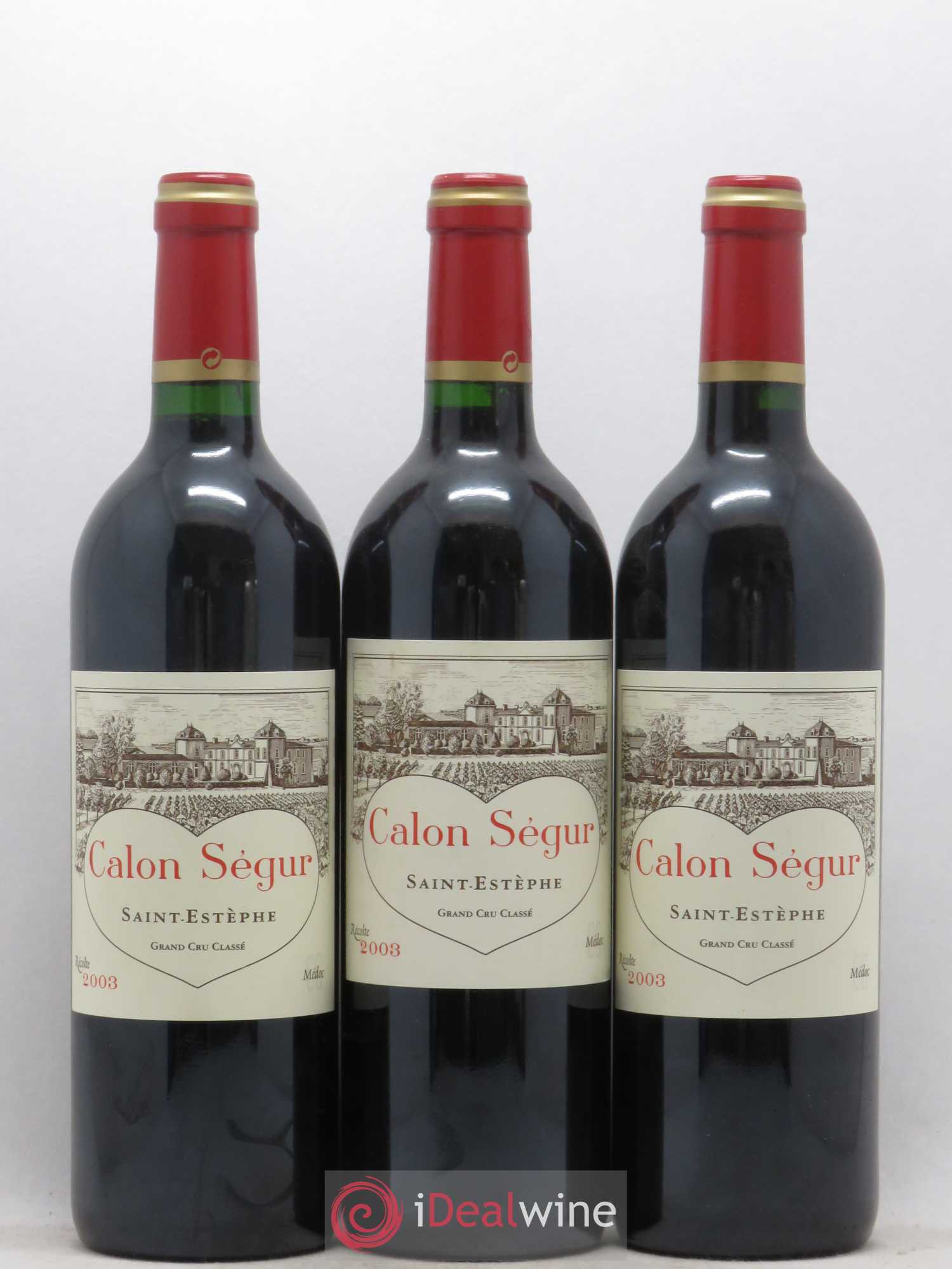 Château Calon Ségur 3ème Grand Cru Classé 2003 - Lot de 12 bouteilles - 2