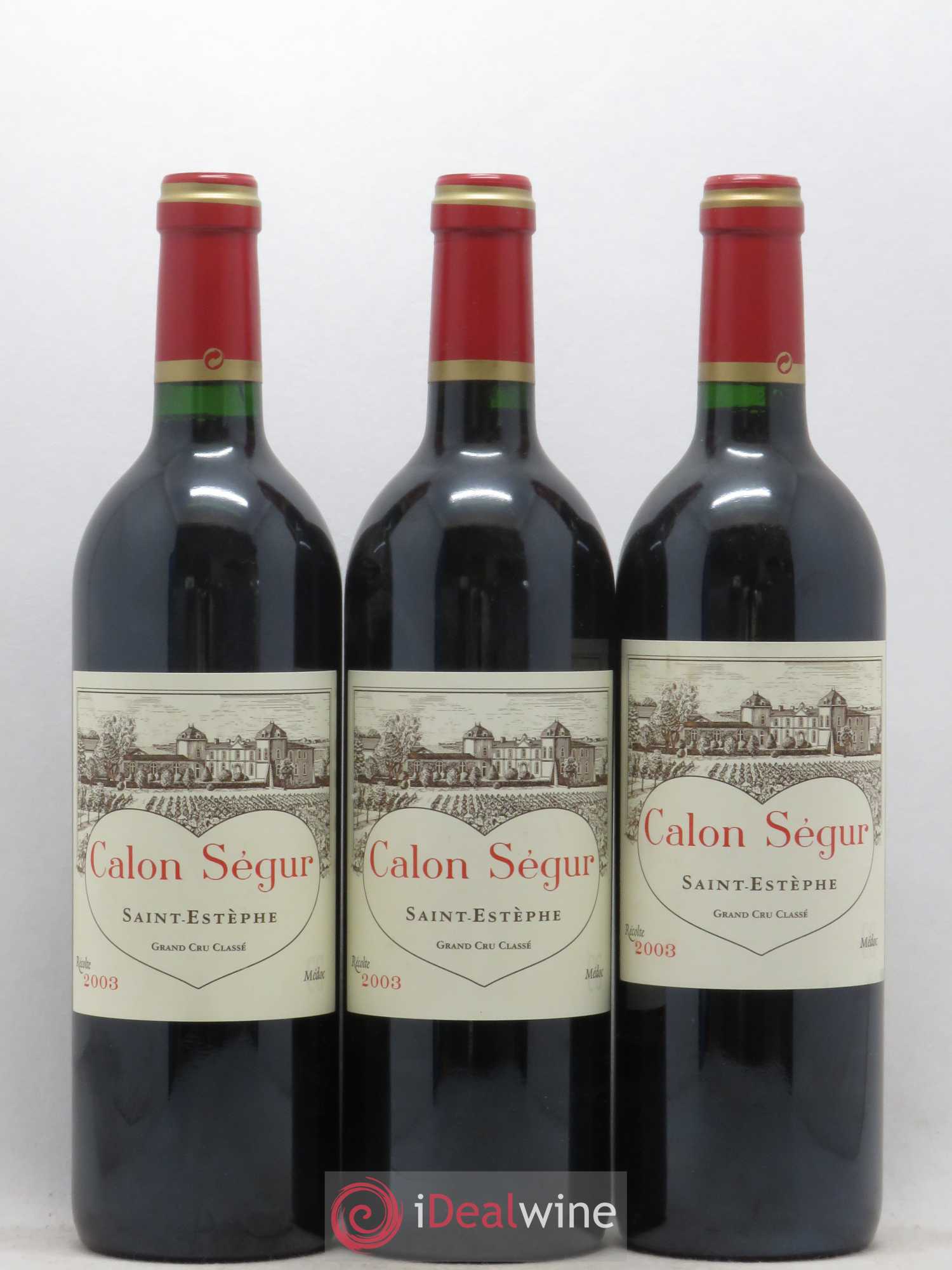 Château Calon Ségur 3ème Grand Cru Classé 2003 - Lot de 12 bouteilles - 4