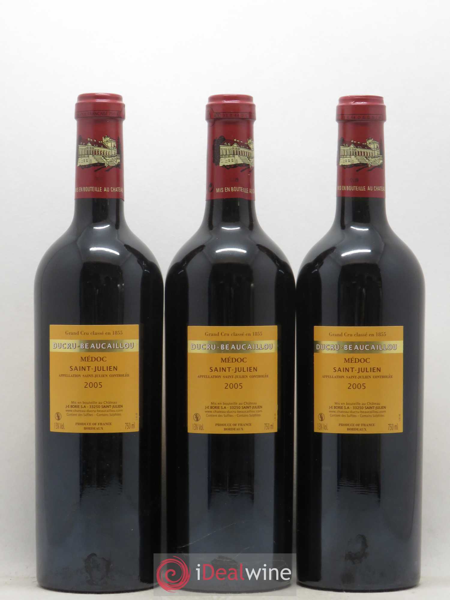 Château Ducru Beaucaillou 2ème Grand Cru Classé 2005 - Lot de 12 bouteilles - 4