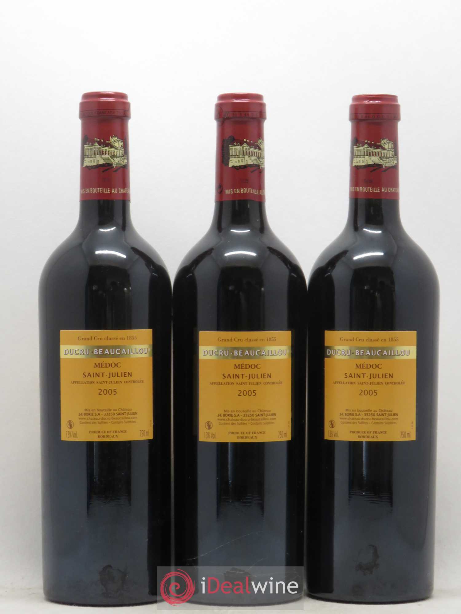 Château Ducru Beaucaillou 2ème Grand Cru Classé 2005 - Lot de 12 bouteilles - 8