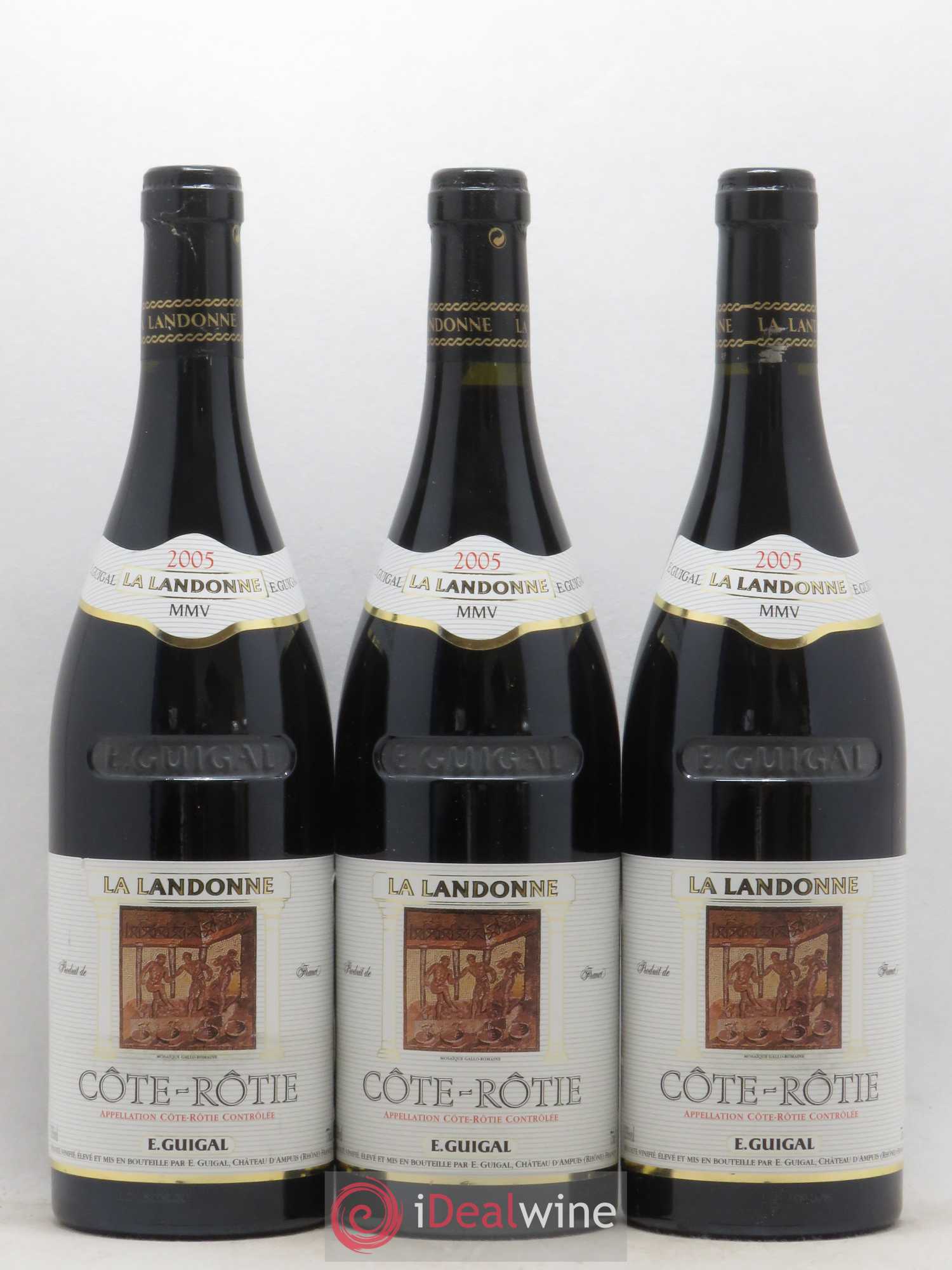 Côte-Rôtie La Landonne Guigal 2005 - Lot de 3 bouteilles - 0