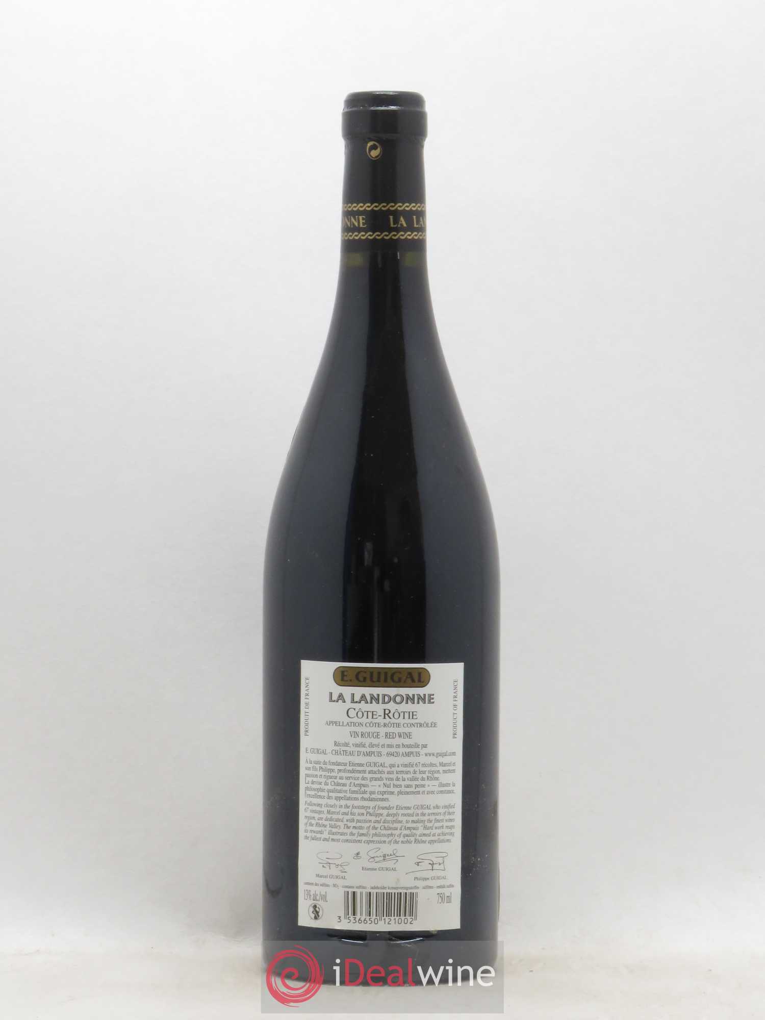 Côte-Rôtie La Landonne Guigal 2005 - Lot de 1 bouteille - 1
