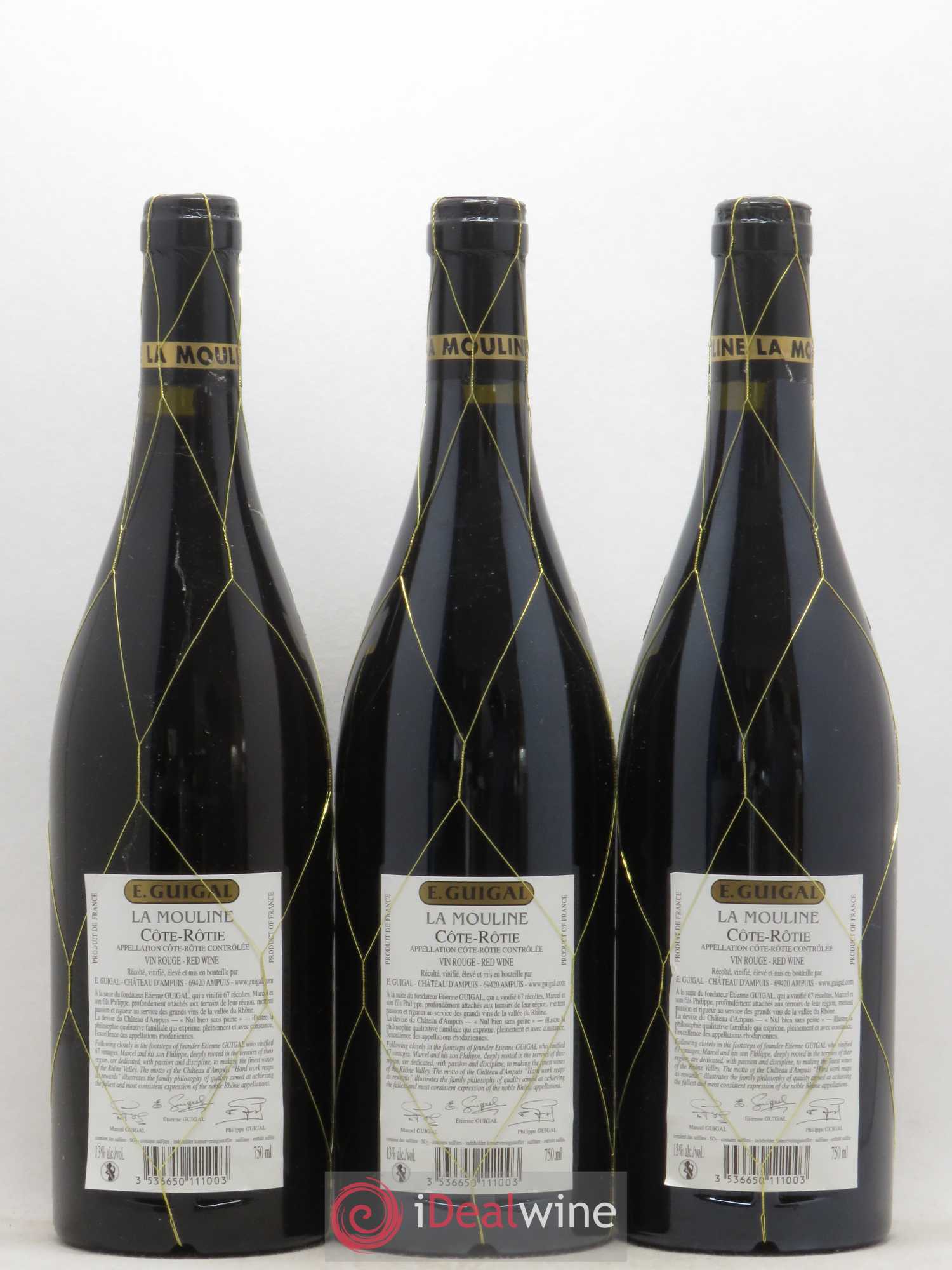 Côte-Rôtie La Mouline Guigal 2005 - Lot de 3 bouteilles - 1