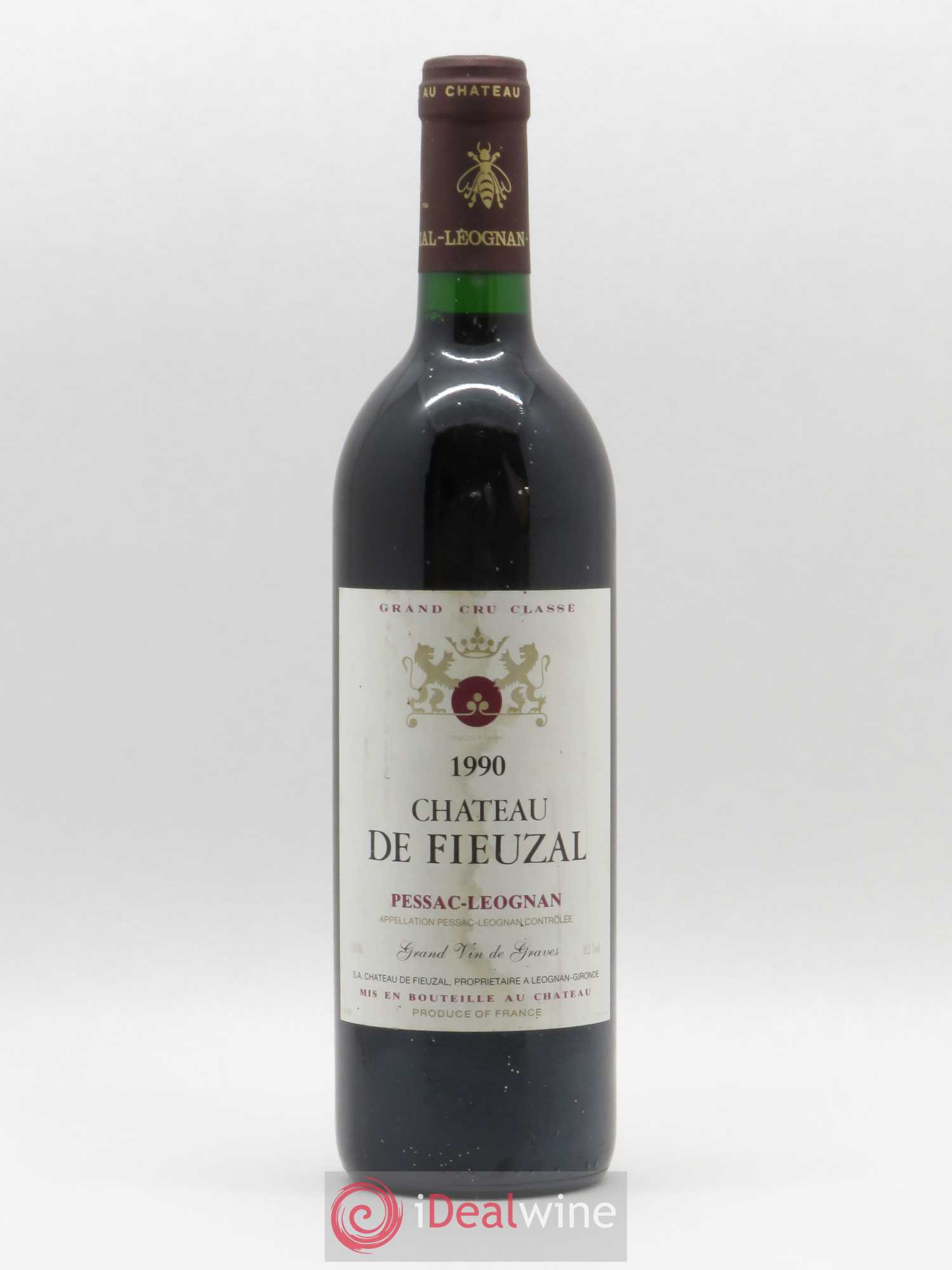 Château de Fieuzal Cru Classé de Graves 1990 - Lot de 1 bouteille - 0