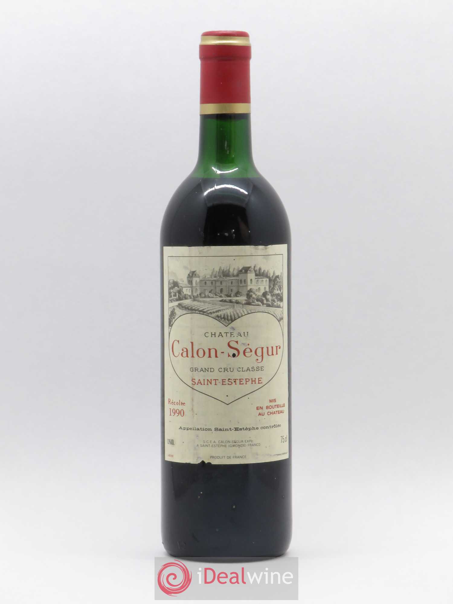 Château Calon Ségur 3ème Grand Cru Classé 1990 - Lot de 1 bouteille - 0
