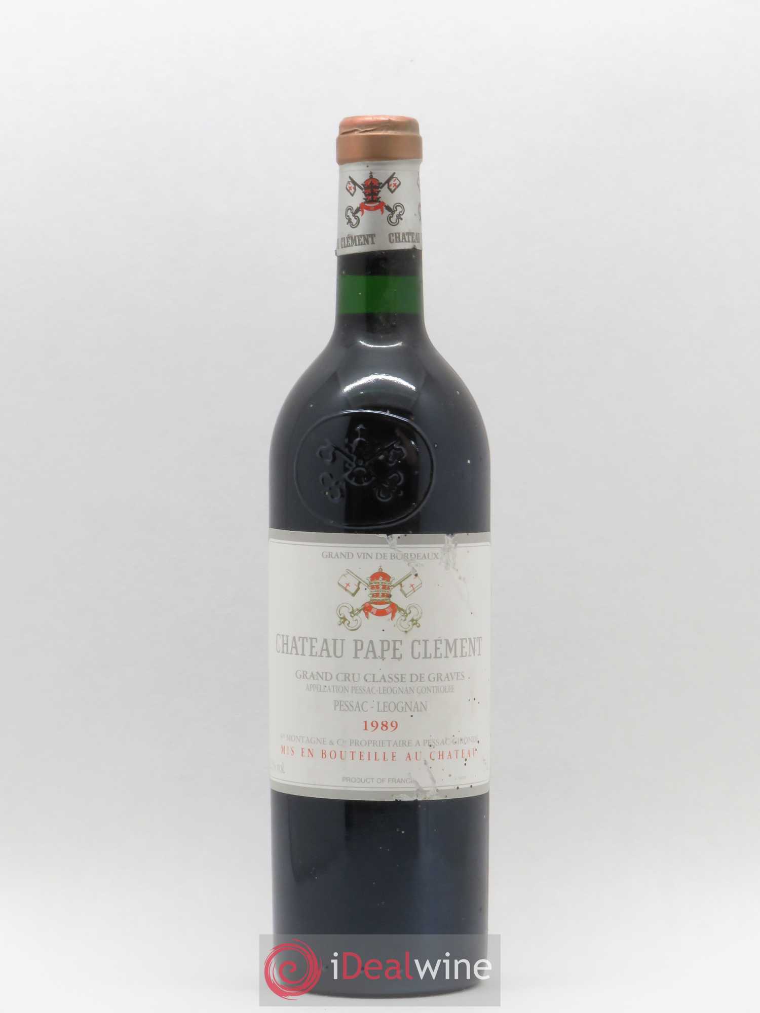 Château Pape Clément Cru Classé de Graves 1989 - Lot de 1 bouteille - 0
